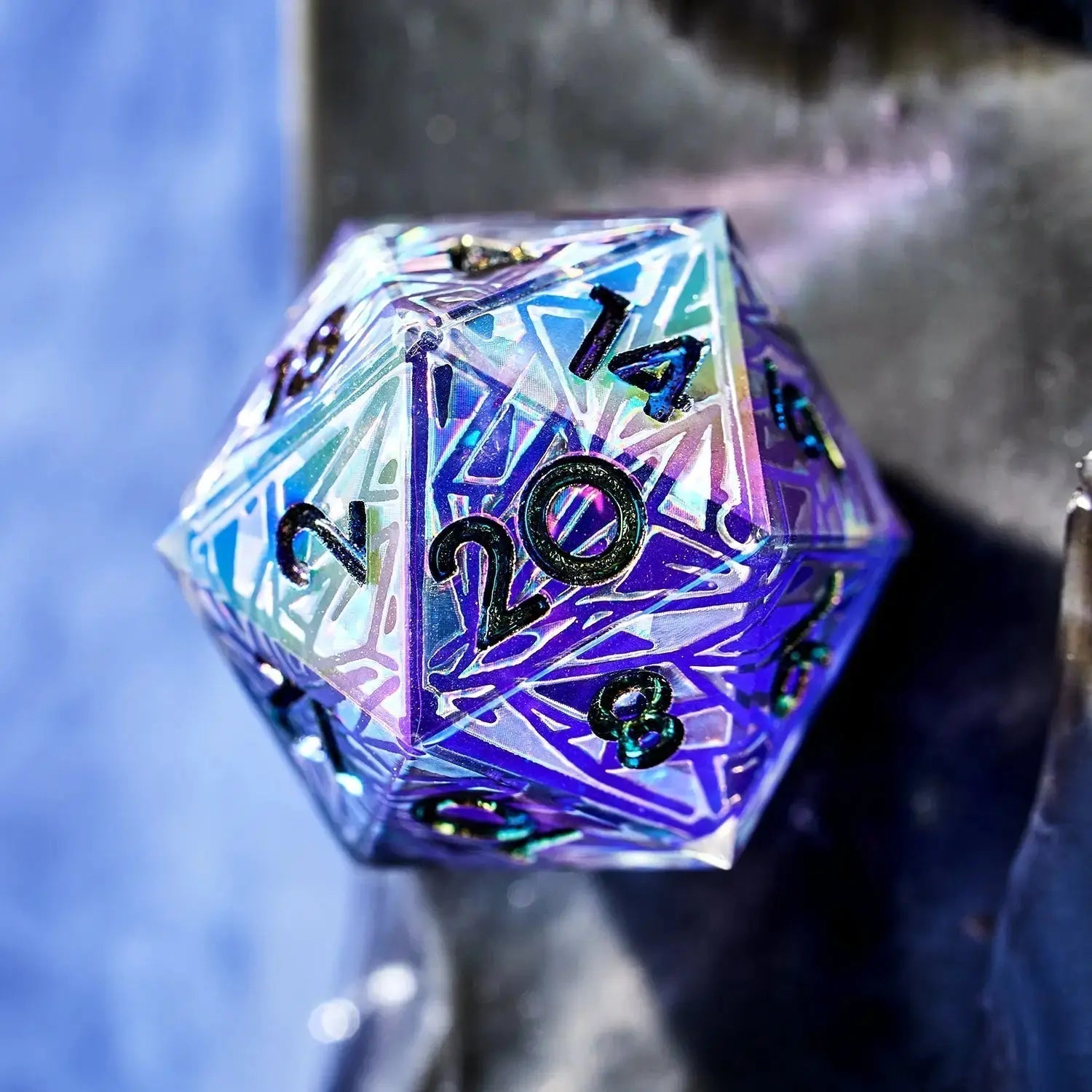 Fragments of a Distant Memory 7-Piece Iconic Dice Set - Dispel Dice - Premium DnD Dice & Accessories