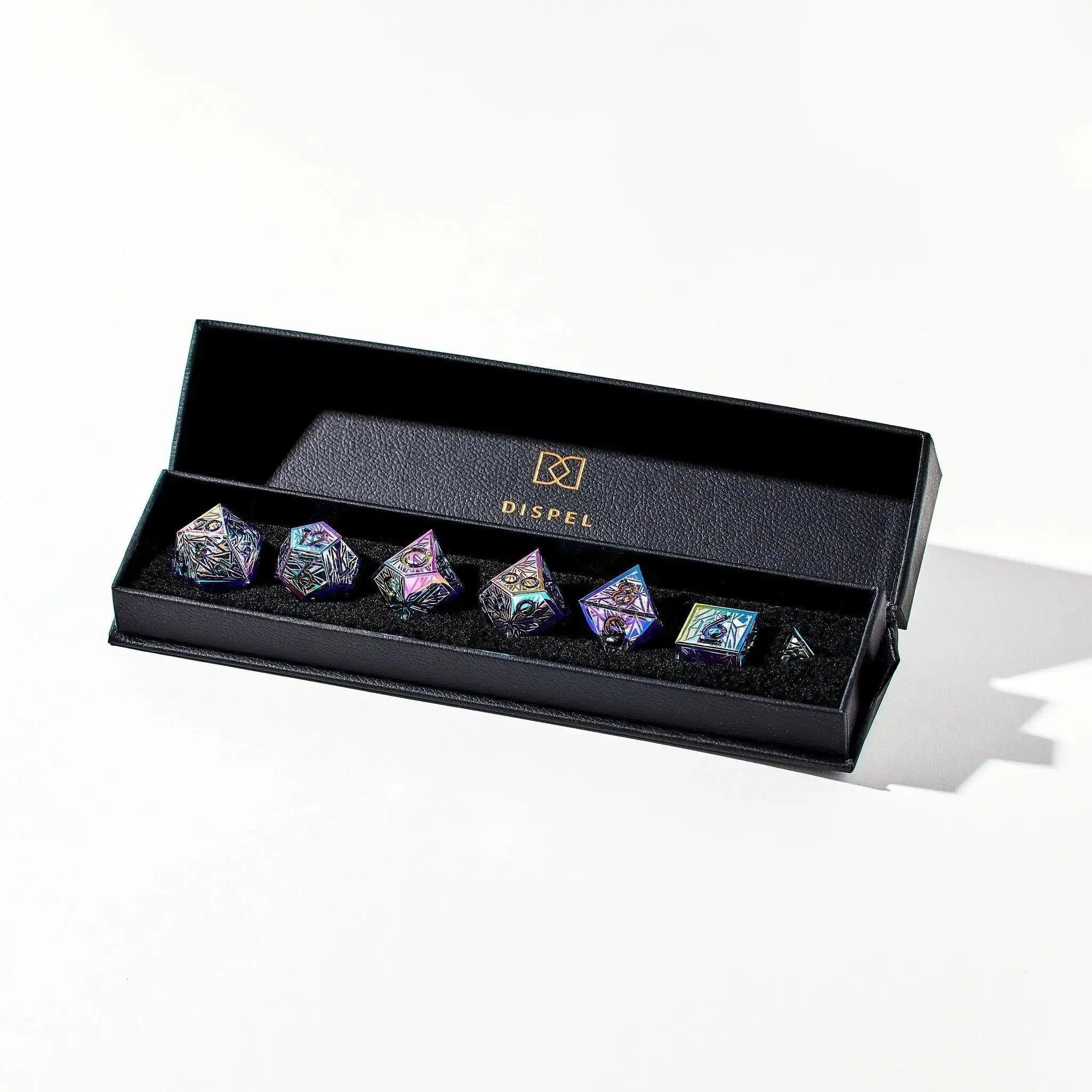 Fragments of a Distant Memory 7-Piece Iconic Dice Set - Dispel Dice - Premium DnD Dice & Accessories