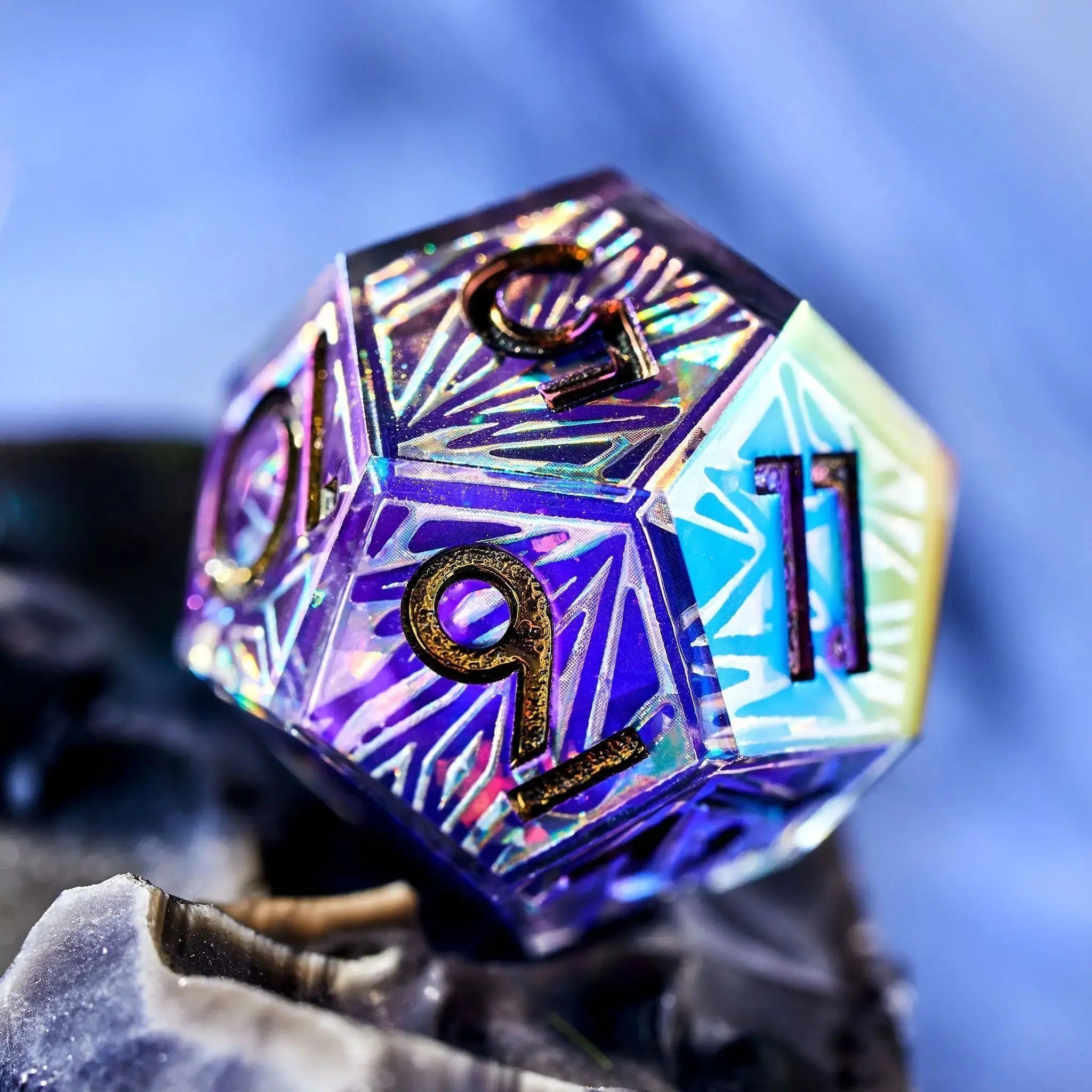 Fragments of a Distant Memory 7-Piece Iconic Dice Set - Dispel Dice - Premium DnD Dice & Accessories