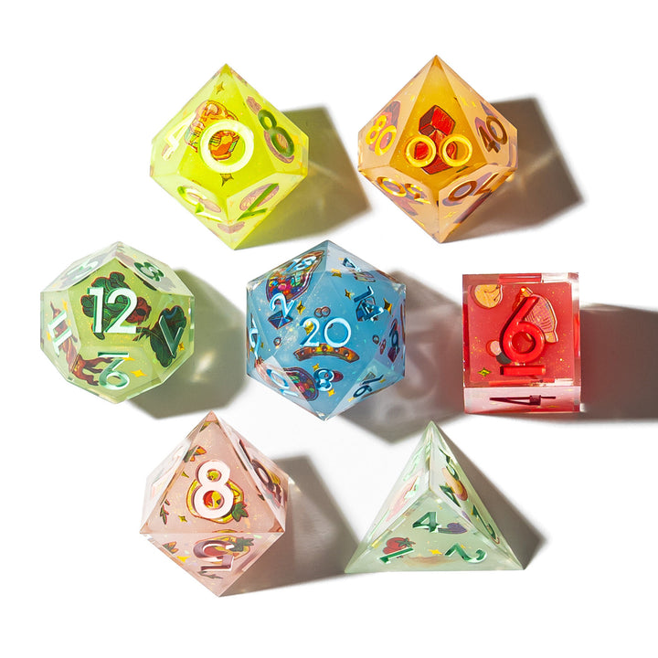 Delicious in Dungeon 7-Piece Iconic Dice Set