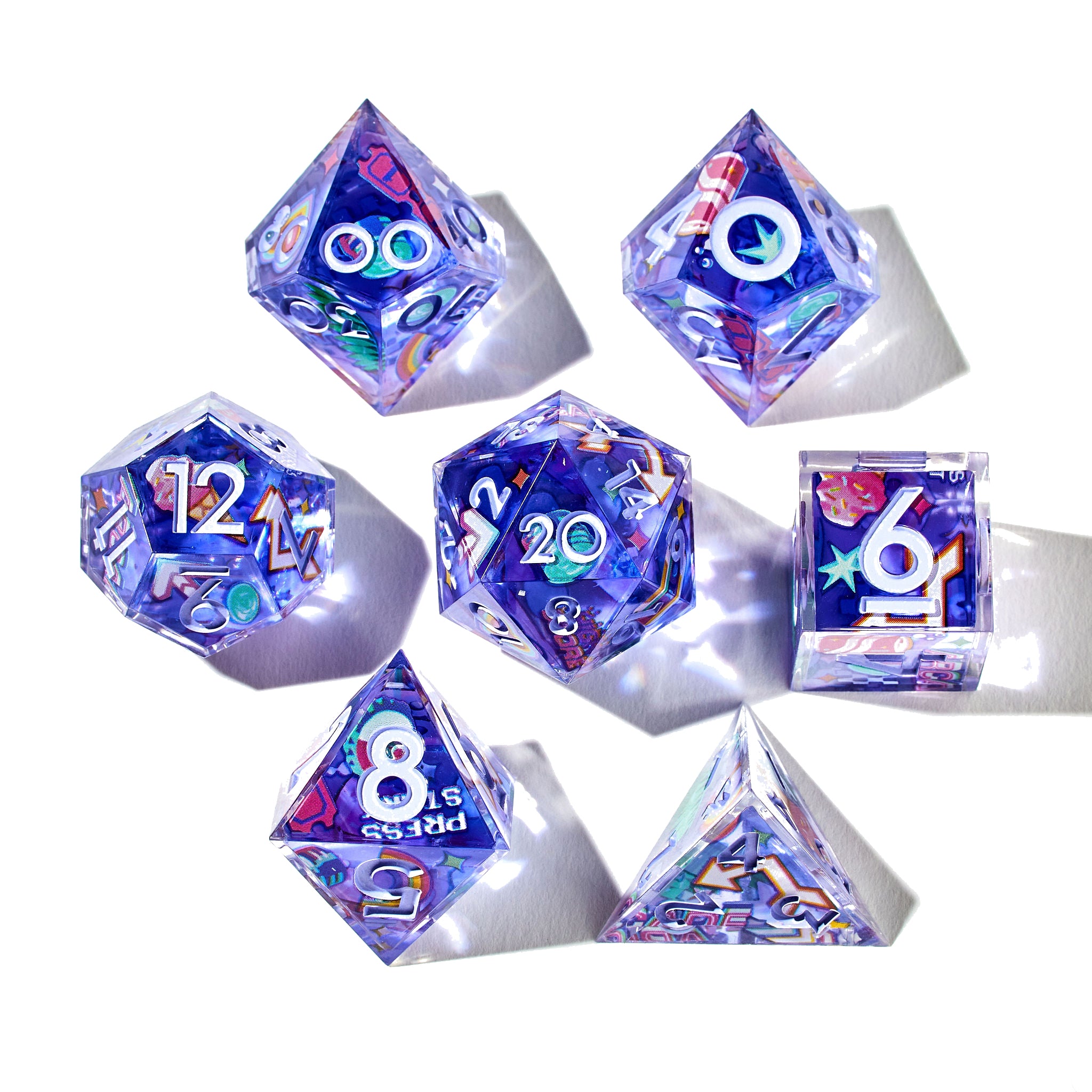 Fun City 7-Piece Iconic Dice Set