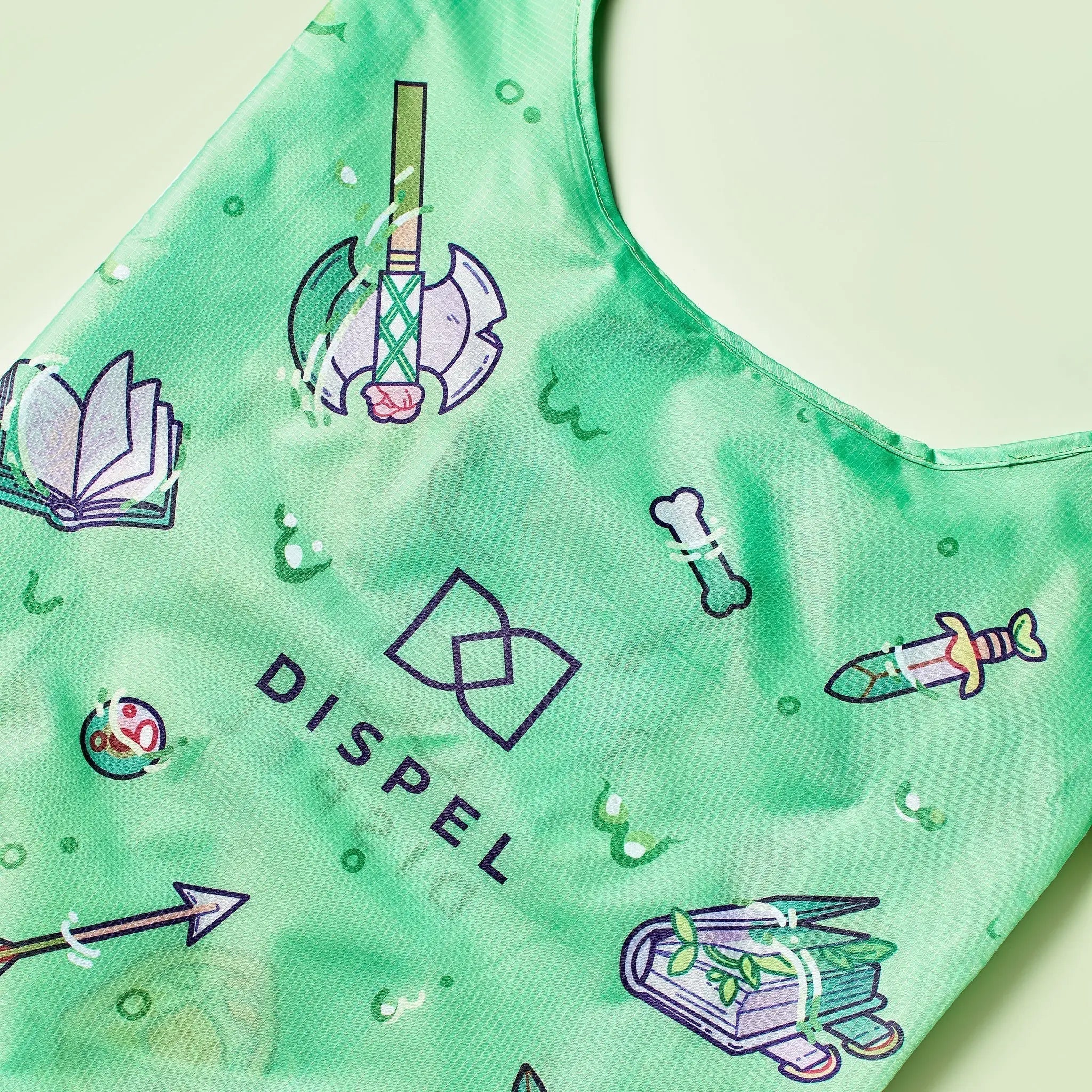 Gelatinous Cube Reusable Shopping Tote - Dispel Dice - Premium DnD Dice & Accessories