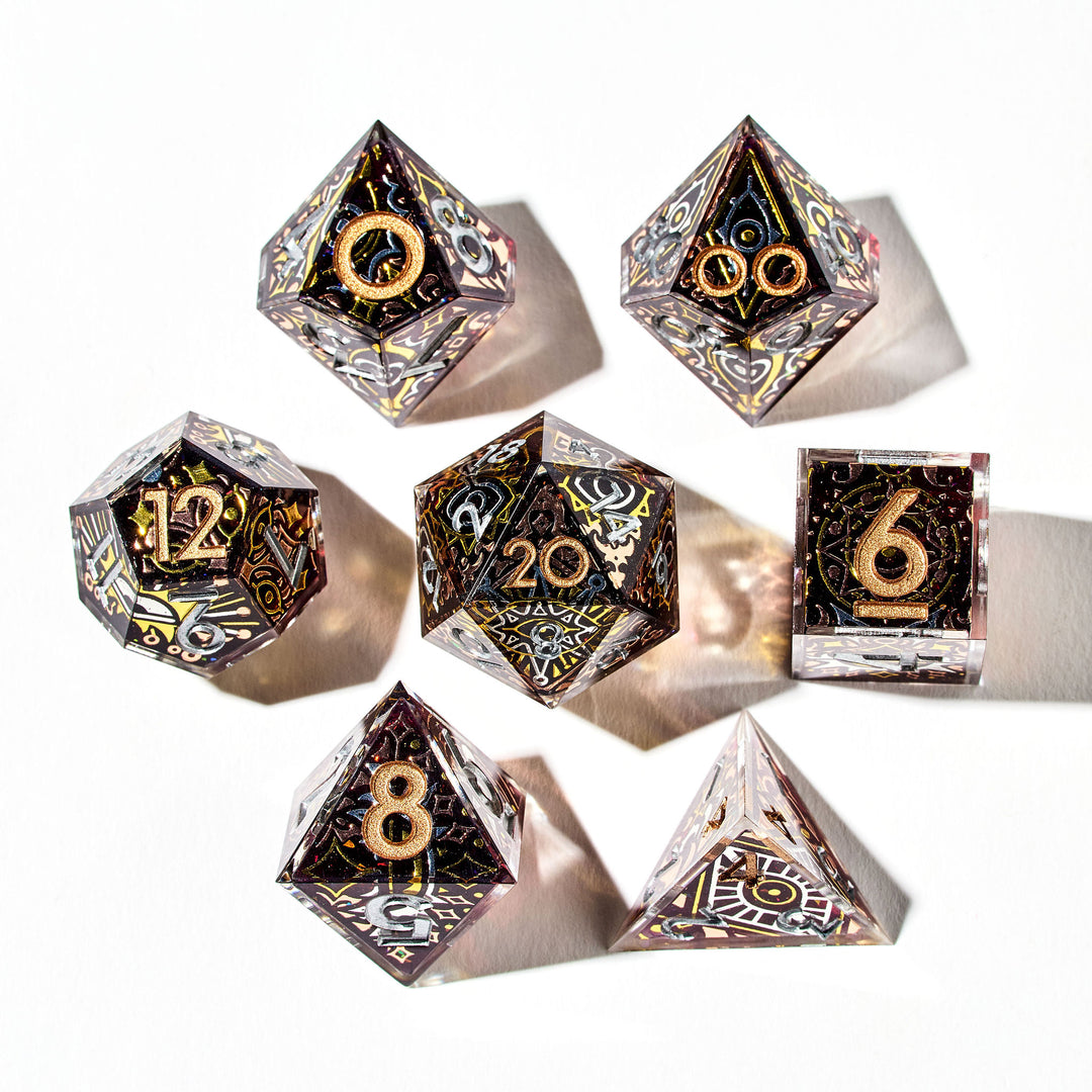 Glamour 7-Piece Iconic Dice Set