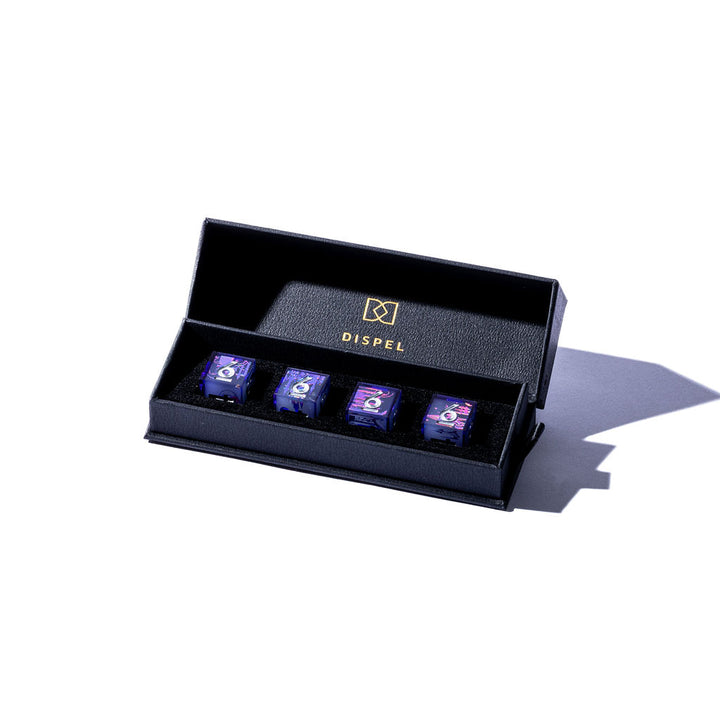 Haunted Landscapes 4-Piece Glow in the Dark Iconic D6 Dice Set