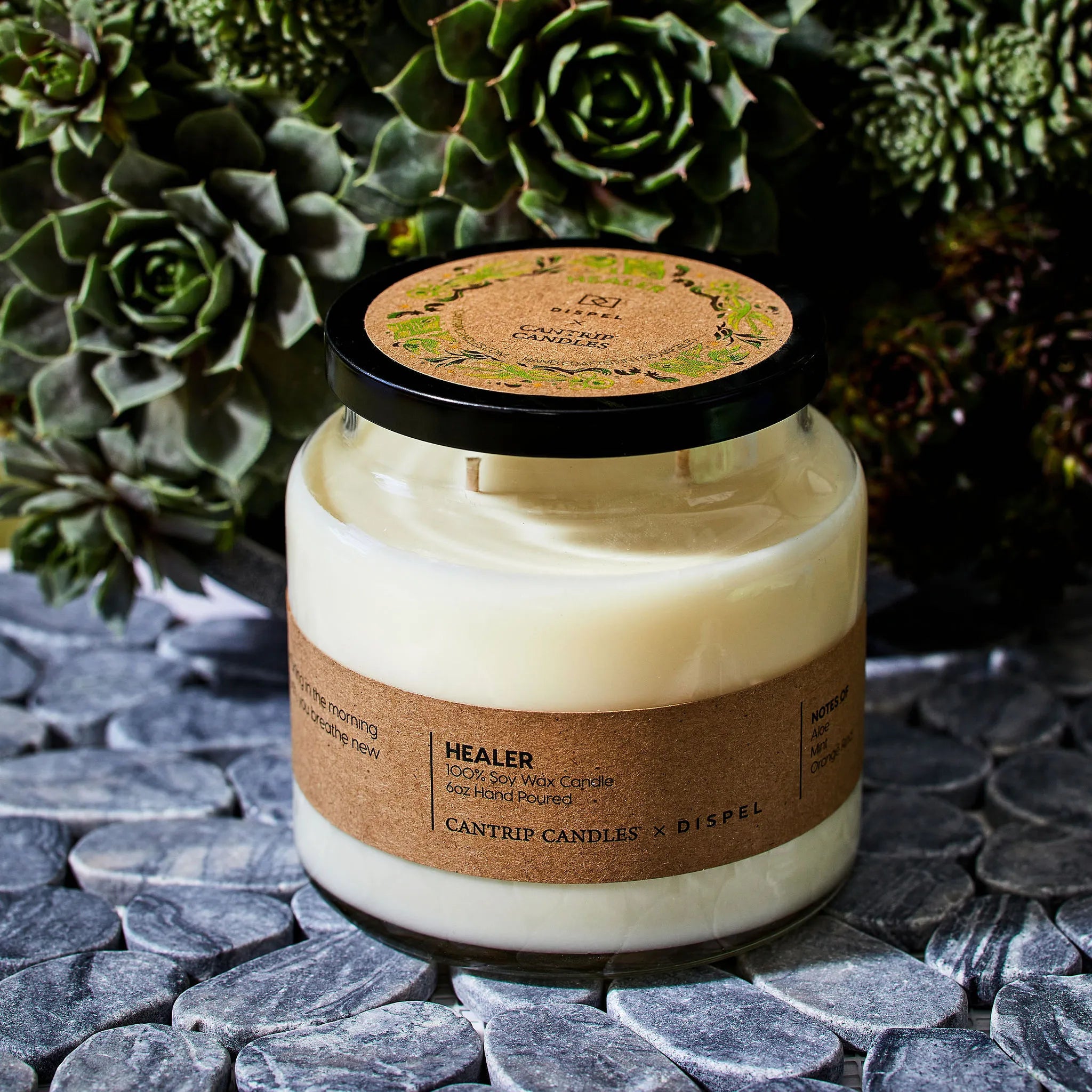 Dispel x Cantrip "Healer" Scented Soy Wax Candle - Dispel Dice - Premium DnD Dice & Accessories