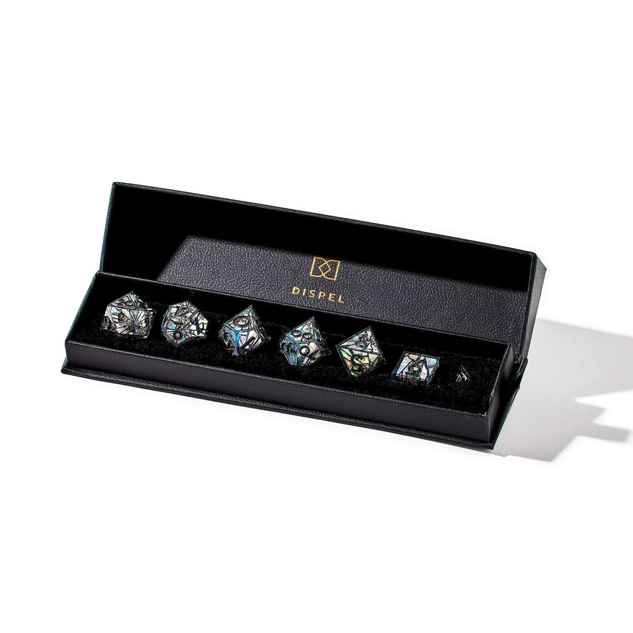 Heart of Glass 7-Piece Iconic Dice Set