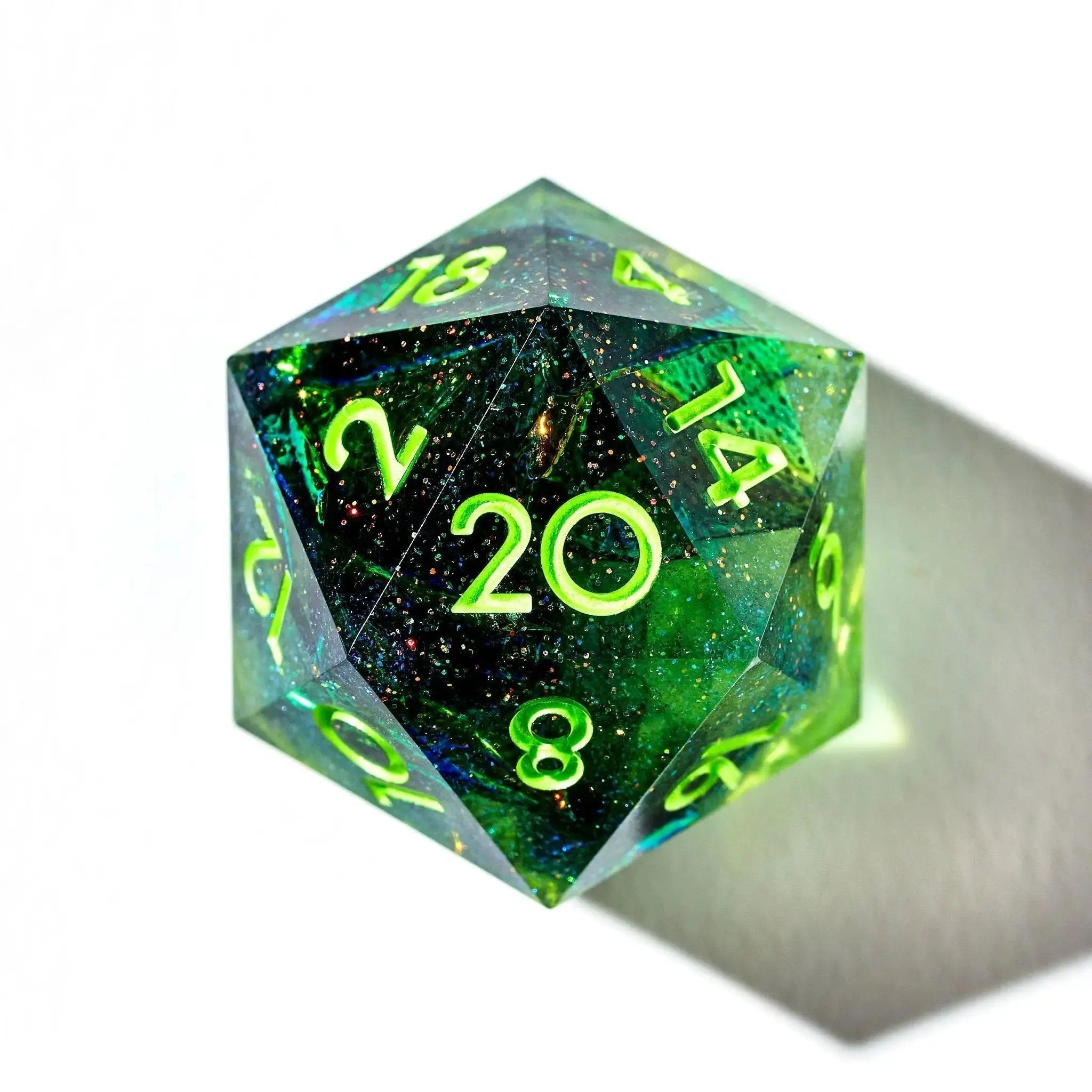 Hex 7-Piece Polyhedral Dice Set - Dispel Dice - Premium DnD Dice & Accessories