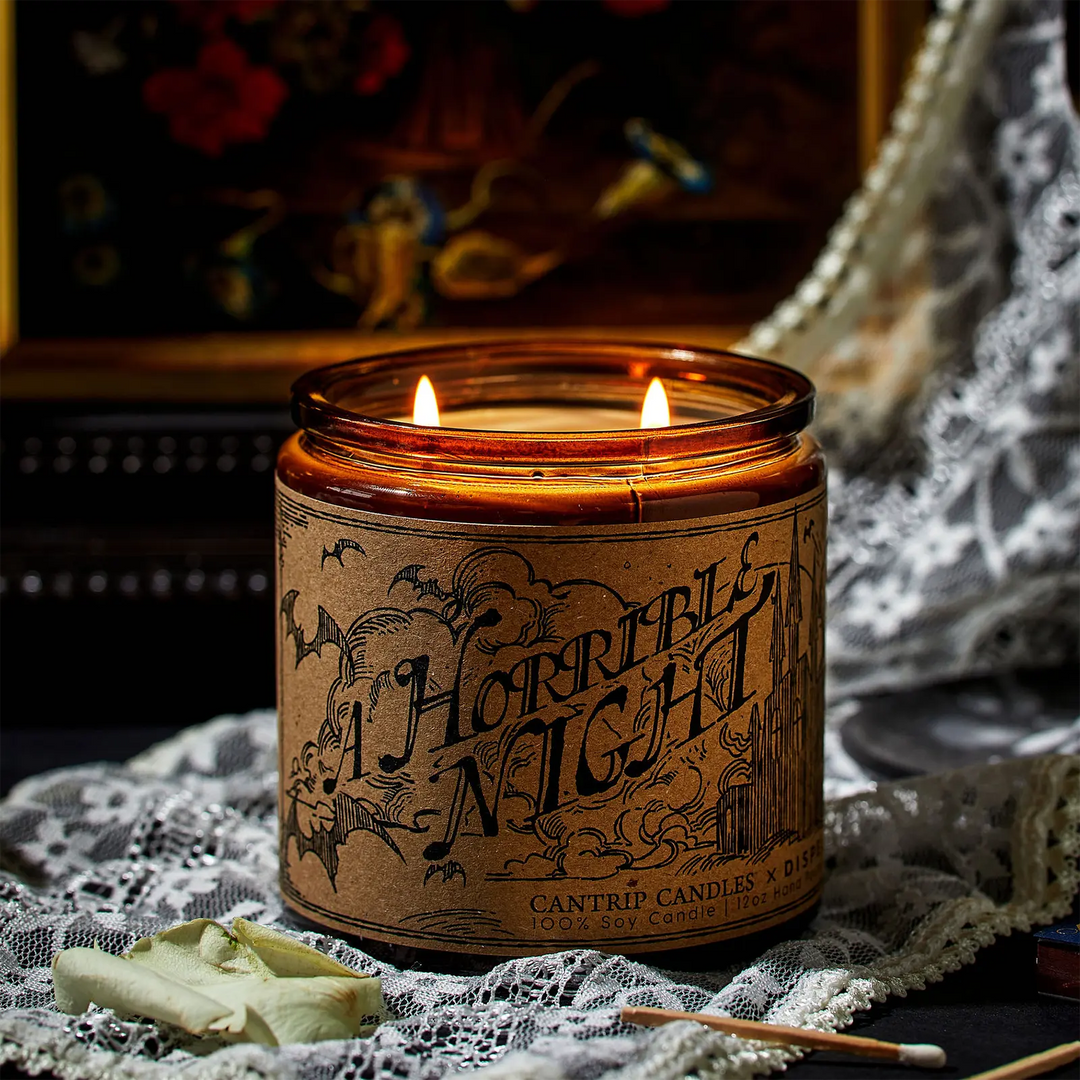 Dispel Dice x Cantrip Candles "A Horrible Night" Scented Soy Candle (12 oz.) - Dispel Dice - Premium DnD Dice & Accessories