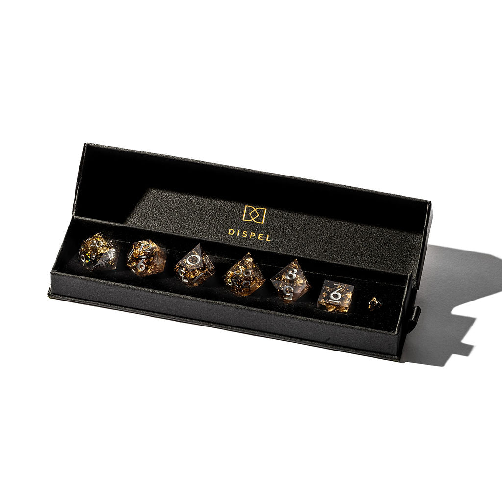 Celestial Skies 7-Piece Polyhedral Dice Set - Dispel Dice - Premium DnD Dice & Accessories # #