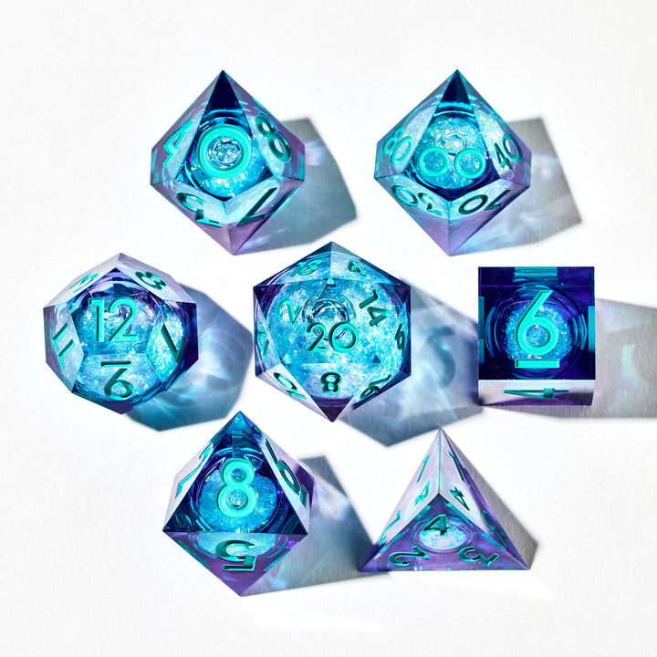 Into the Feywild 7-Piece Liquid Core Dice Set