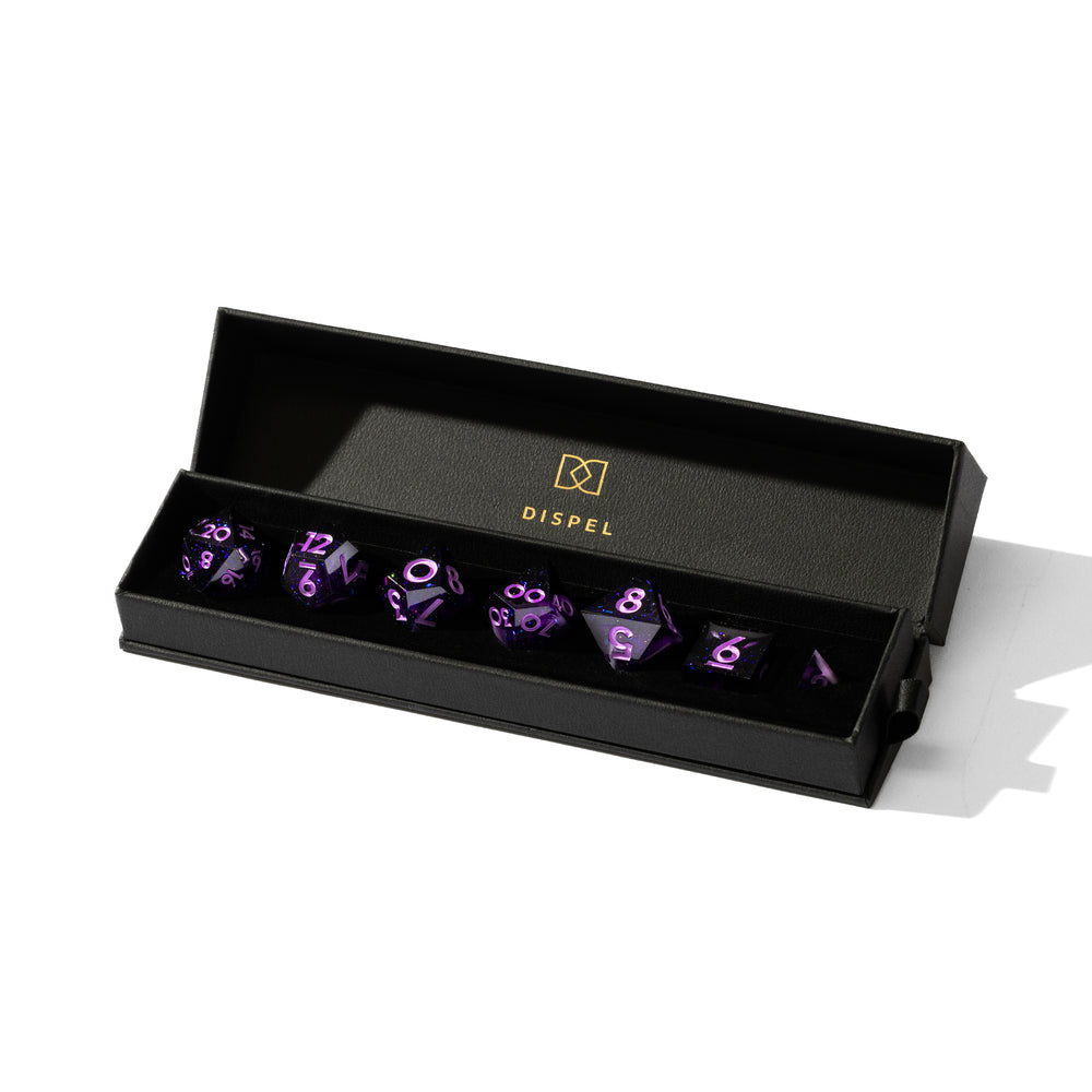 Lunaris 7-Piece Polyhedral Dice Set | Dispel Dice®