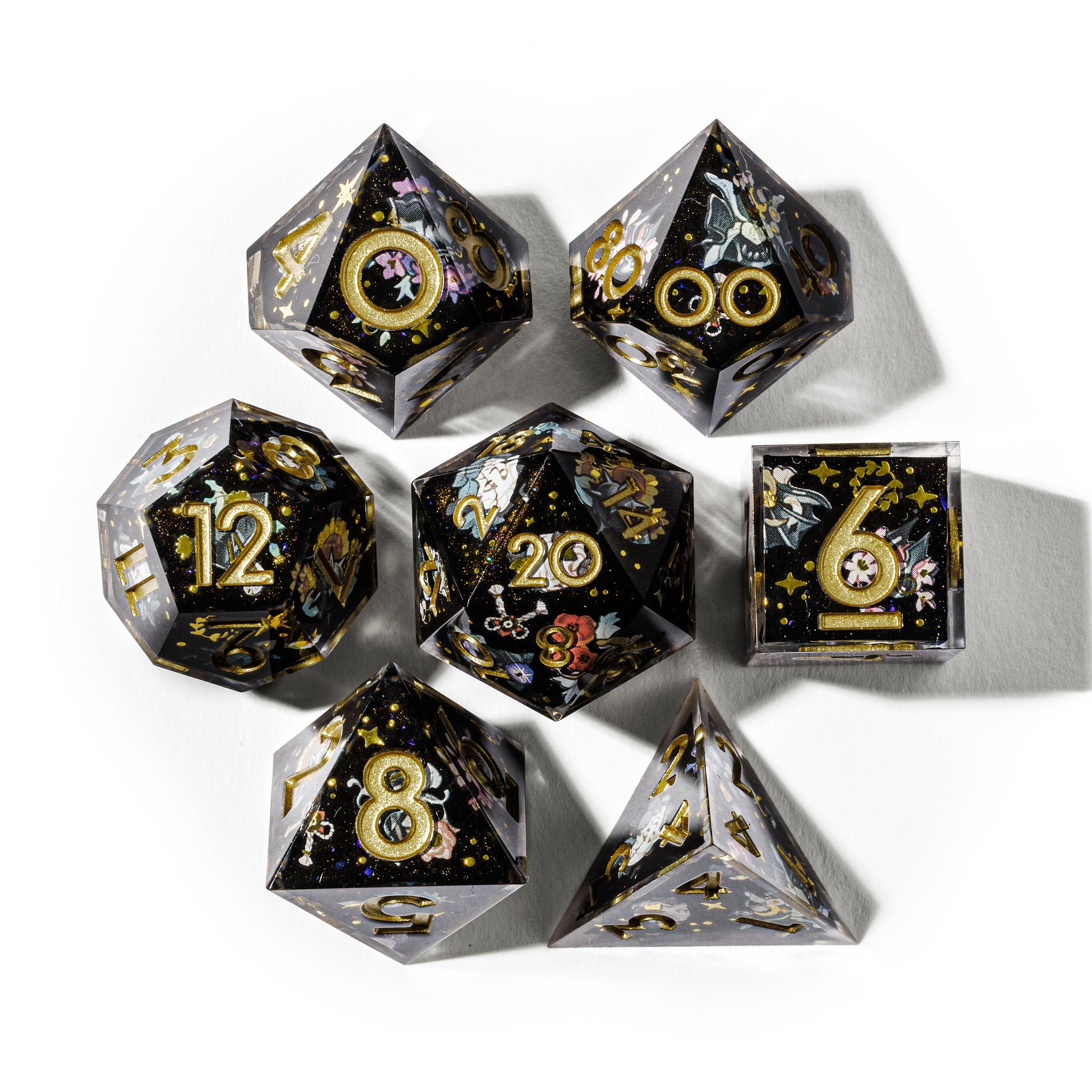 Field of Glory 7-Piece Iconic Dice Set - Dispel Dice - Premium DnD Dice & Accessories # #