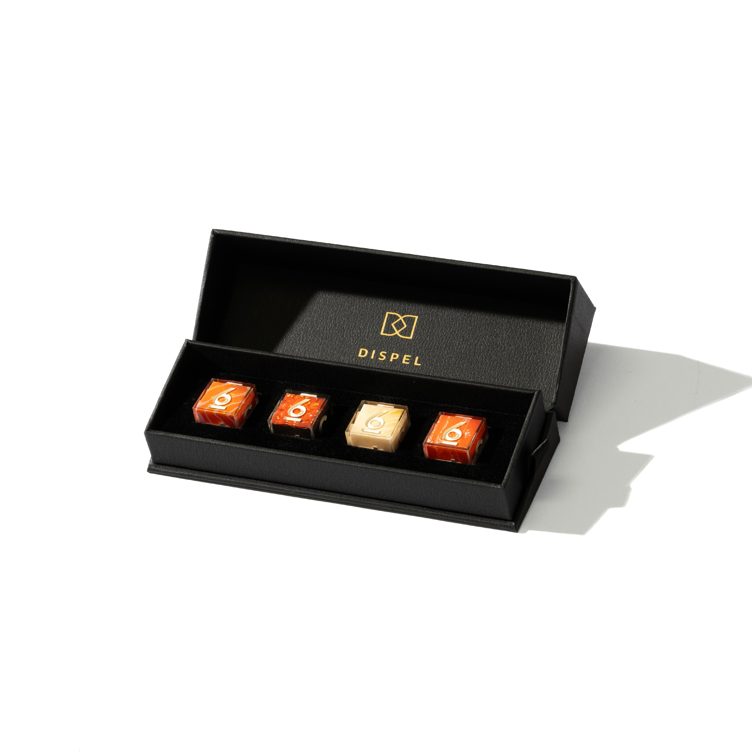 Sushi 4-Piece Iconic D6 Dice Set | Dispel Dice®