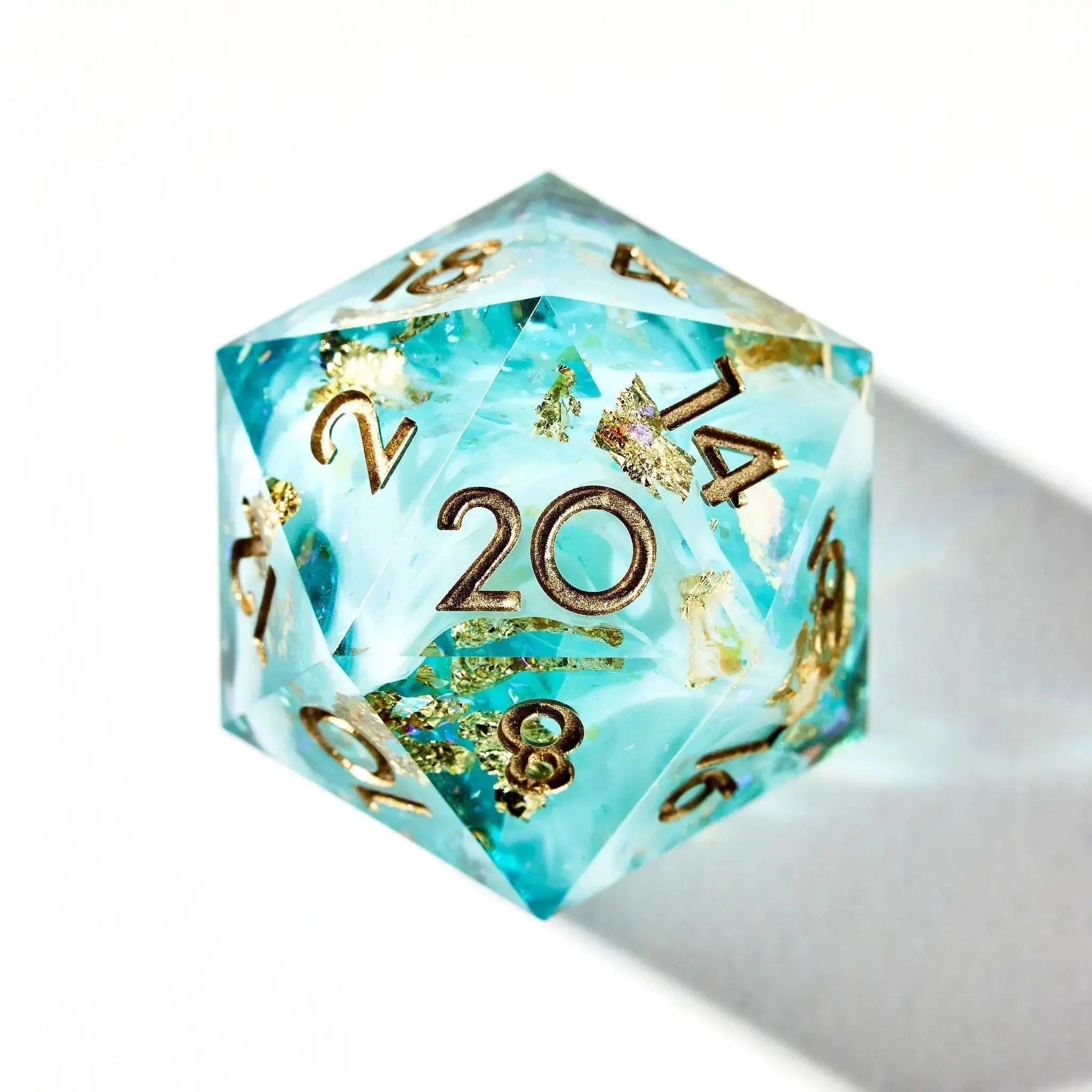 Lagoon 7-Piece Polyhedral Dice Set - Dispel Dice - Premium DnD Dice & Accessories