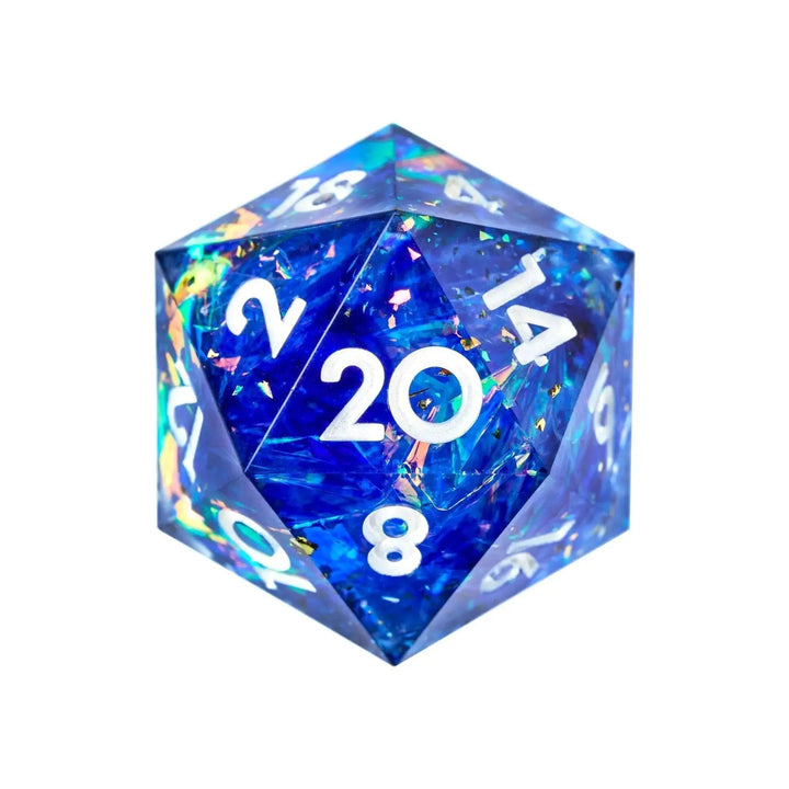 Lapis Lazuli 7-Piece Polyhedral Dice Set - Dispel Dice - Premium DnD Dice & Accessories