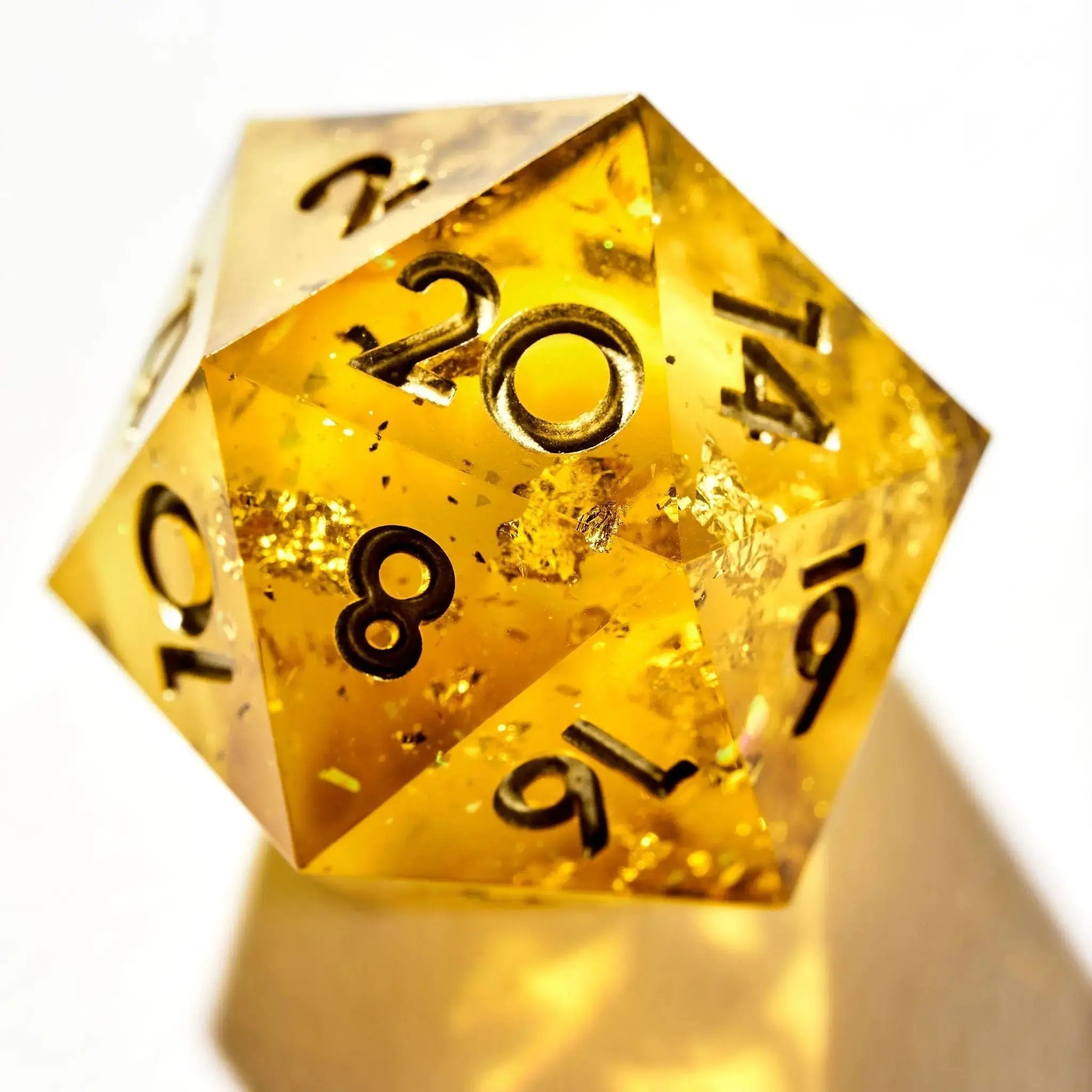 Lemon Meringue 7-Piece Polyhedral Dice Set - Dispel Dice - Premium DnD Dice & Accessories