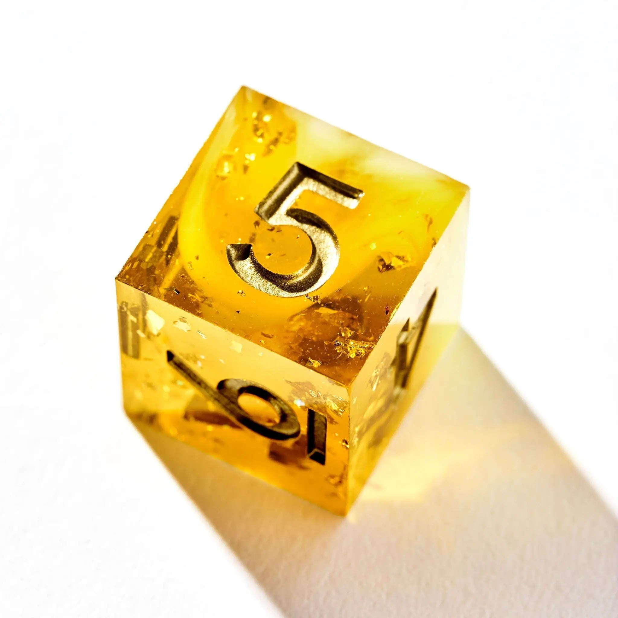 Lemon Meringue 7-Piece Polyhedral Dice Set - Dispel Dice - Premium DnD Dice & Accessories