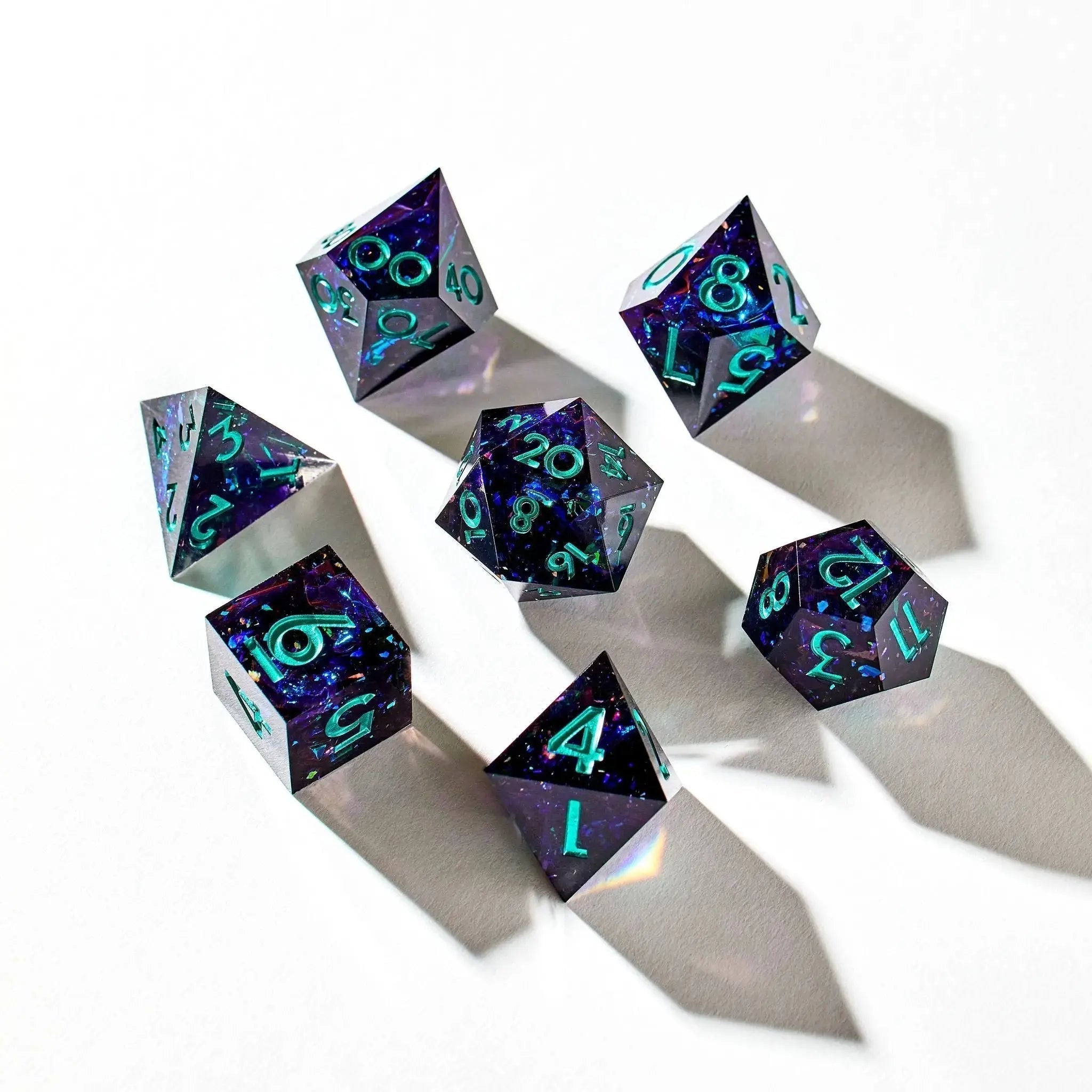 Leviathan 7-Piece Polyhedral Dice Set - Dispel Dice - Premium DnD Dice & Accessories