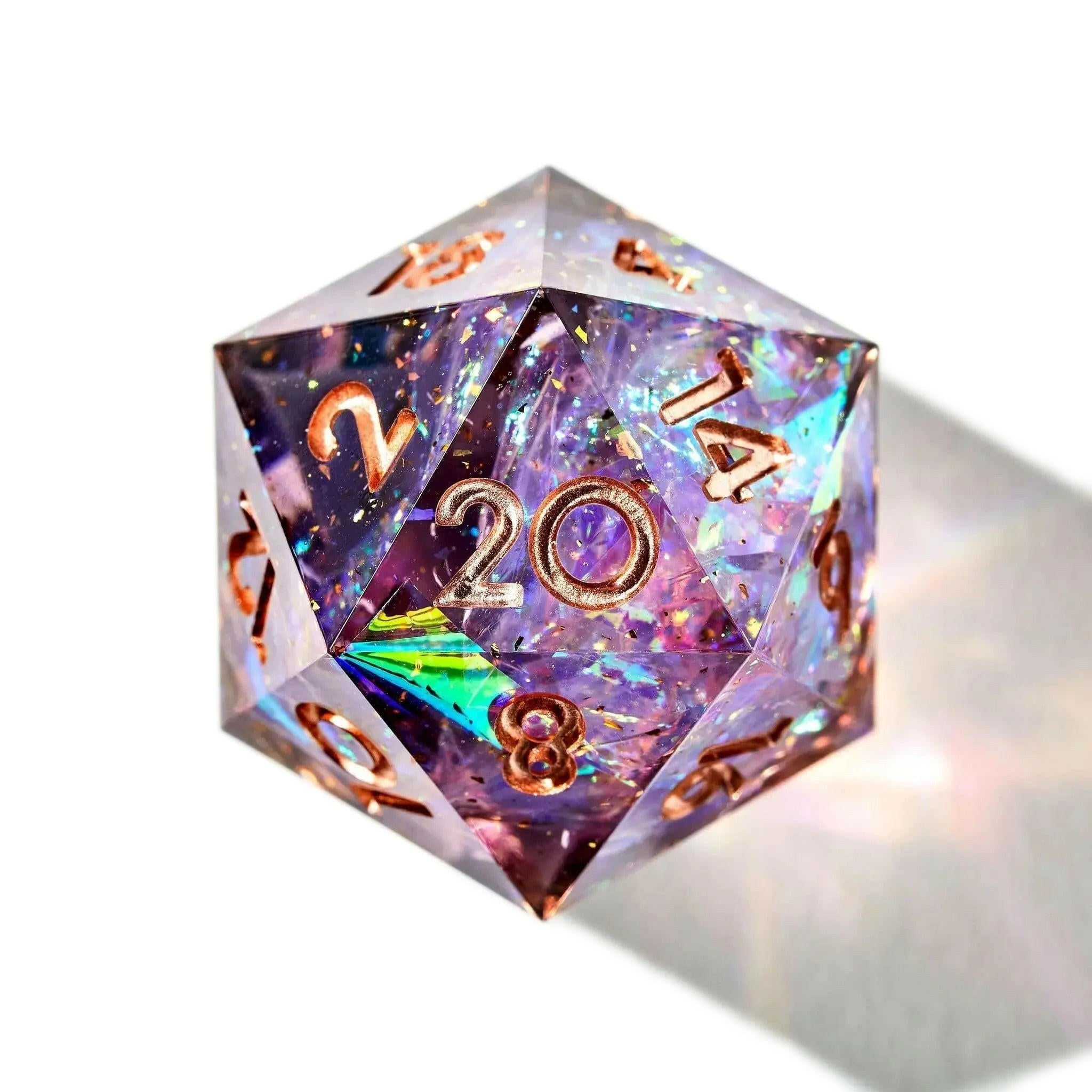 Lilac Song 7-Piece Polyhedral Dice Set