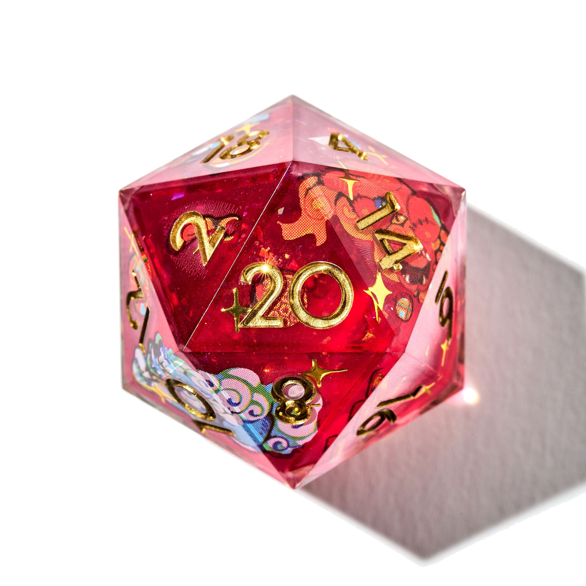 Lion Dogs 7-Piece Iconic Dice Set