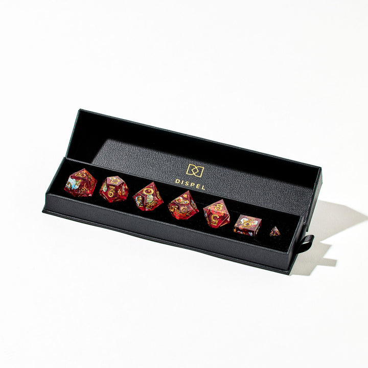 Lion Dogs 7-Piece Iconic Dice Set