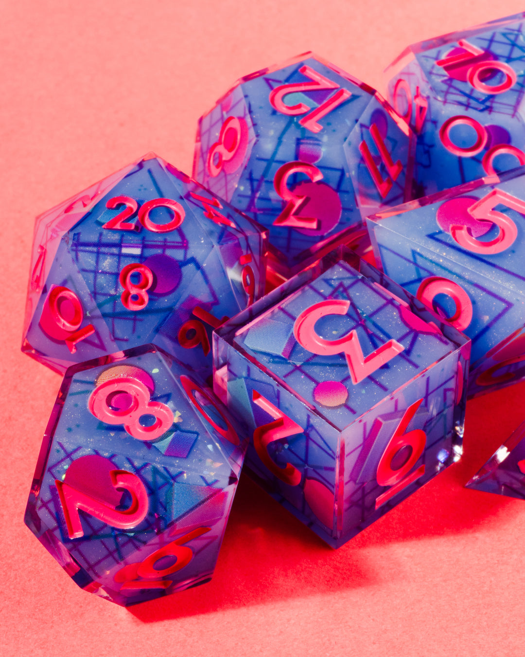 Lo-Fi 7-Piece Iconic Dice Set