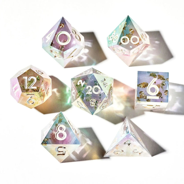 Love Potion 7-Piece Polyhedral Dice Set - Dispel Dice - Premium DnD Dice & Accessories