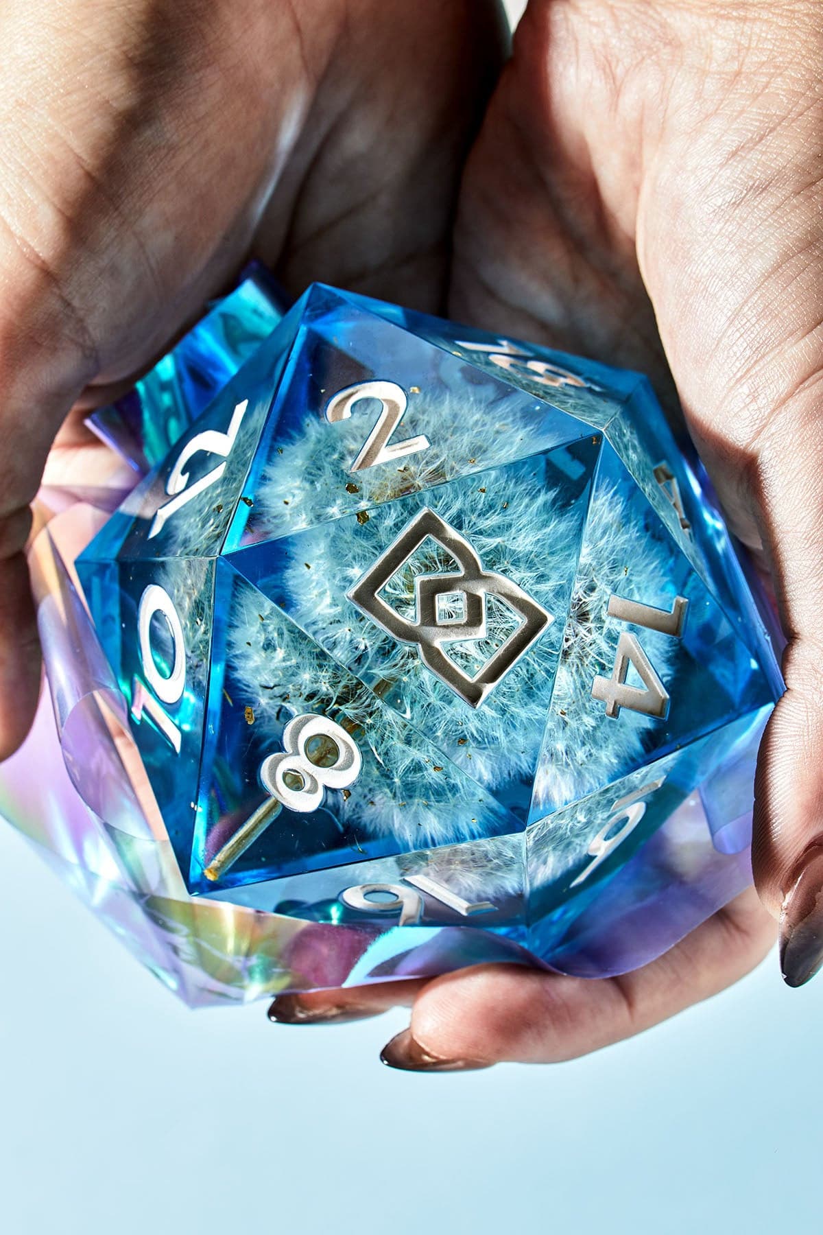 Love Puff 95mm Chonk D20 - Dispel Dice - Premium DnD Dice & Accessories