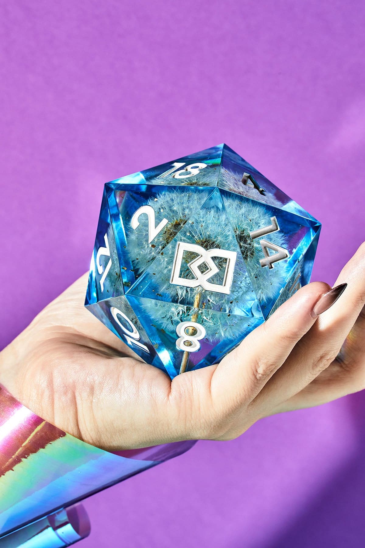 Love Puff 95mm Chonk D20 - Dispel Dice - Premium DnD Dice & Accessories