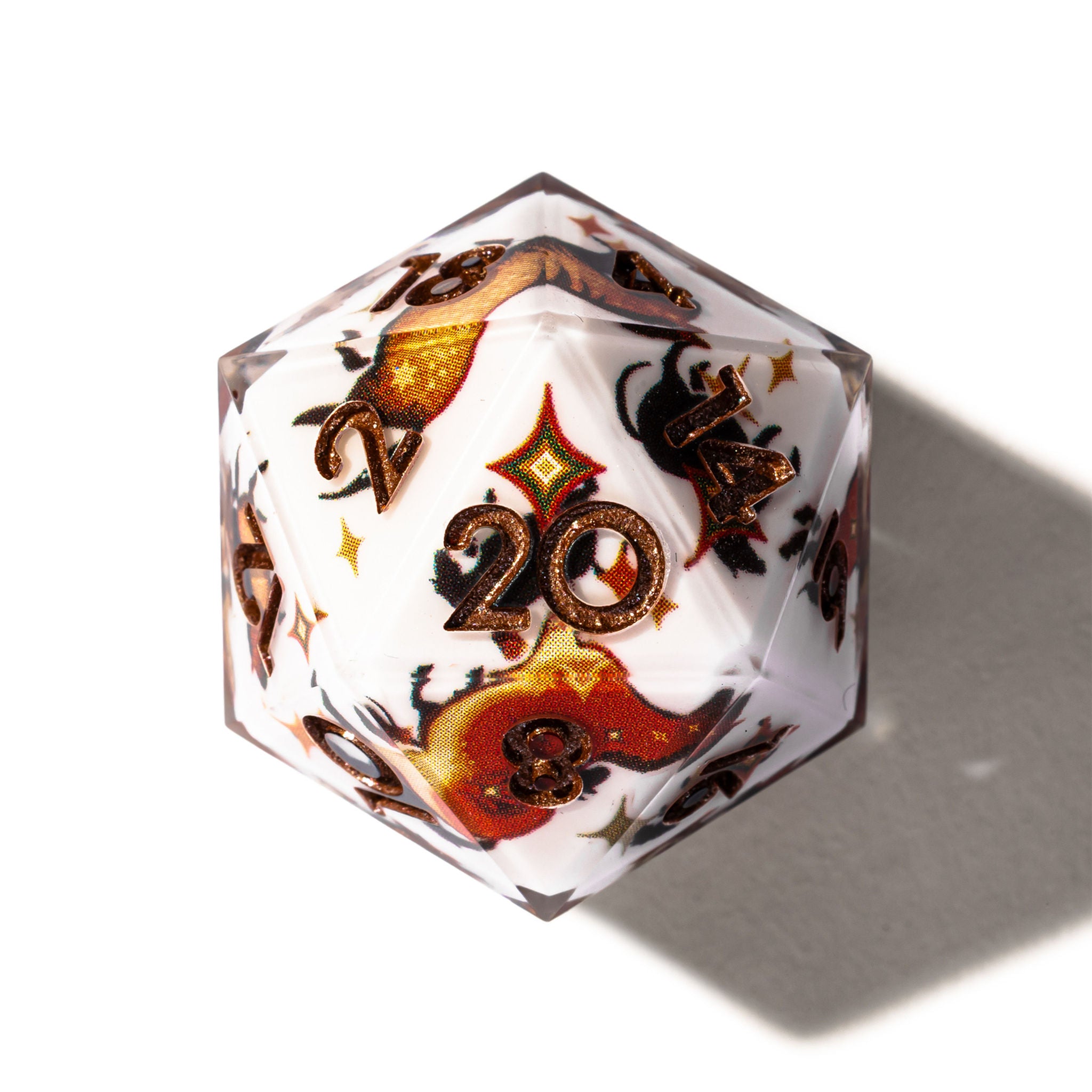 Paleolithic Horses 7-Piece Iconic Dice Set - Dispel Dice - Premium DnD Dice & Accessories # #