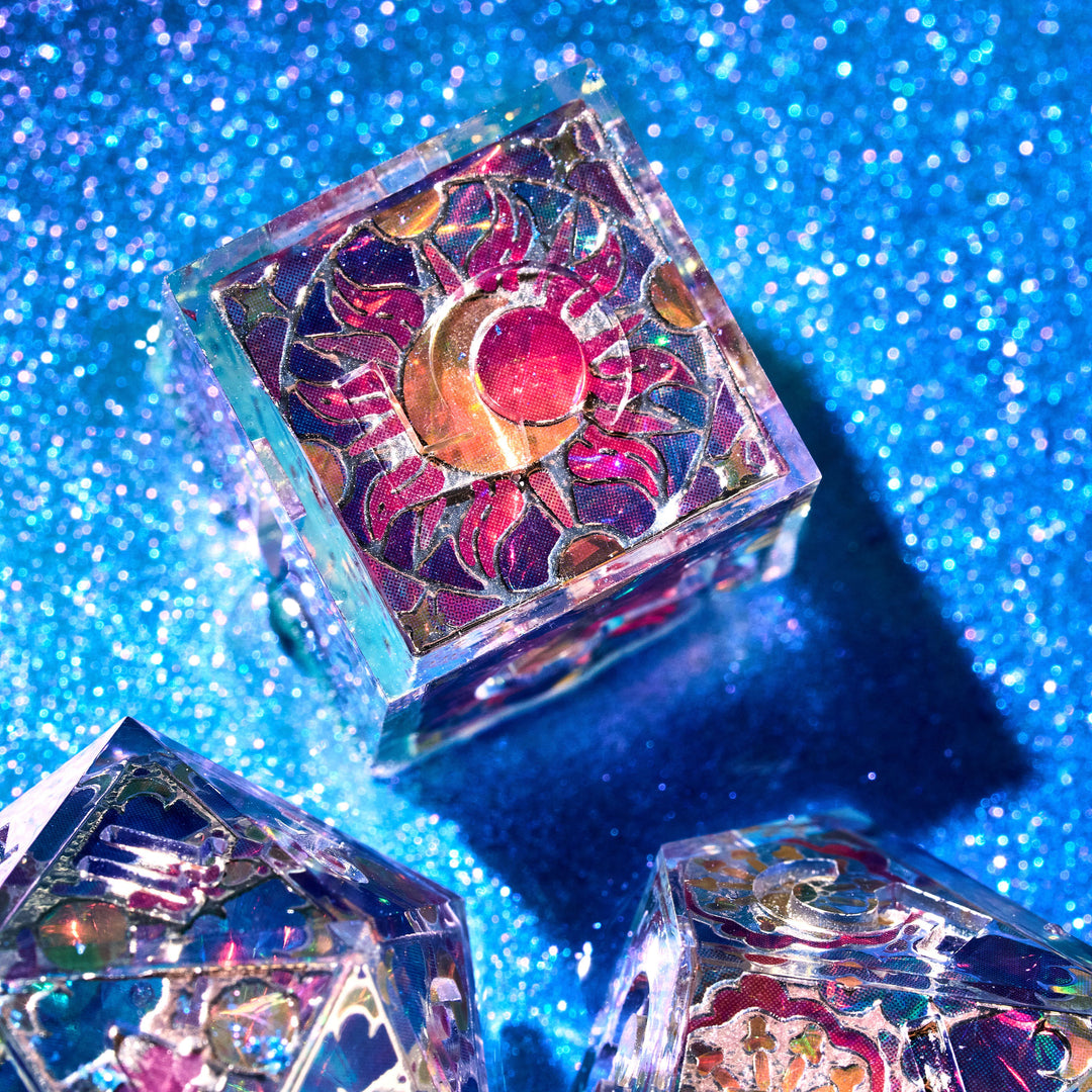 Lunar Cathedral 7-Piece Iconic Dice Set