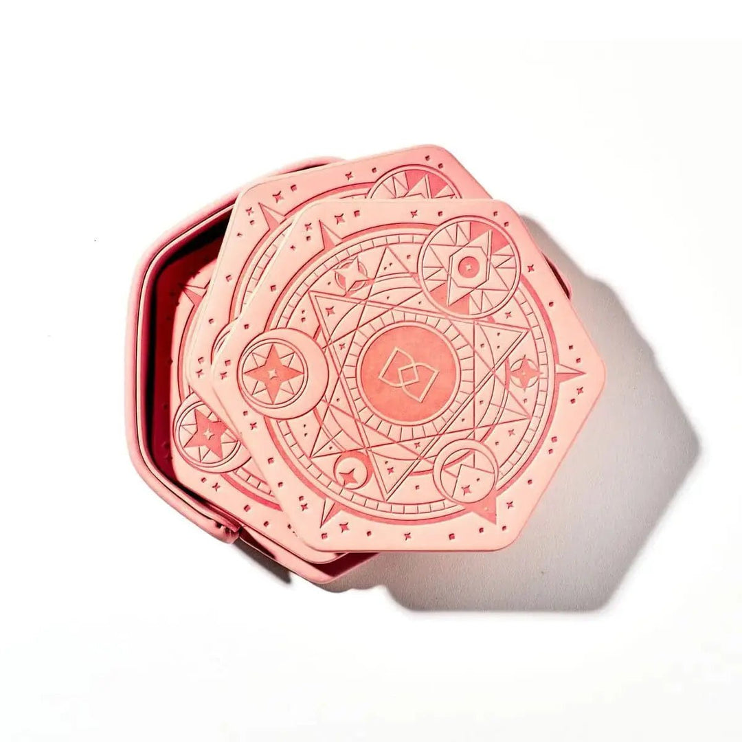 Magical Circle Coasters - Pink (4 ct.) - Dispel Dice - Premium DnD Dice & Accessories