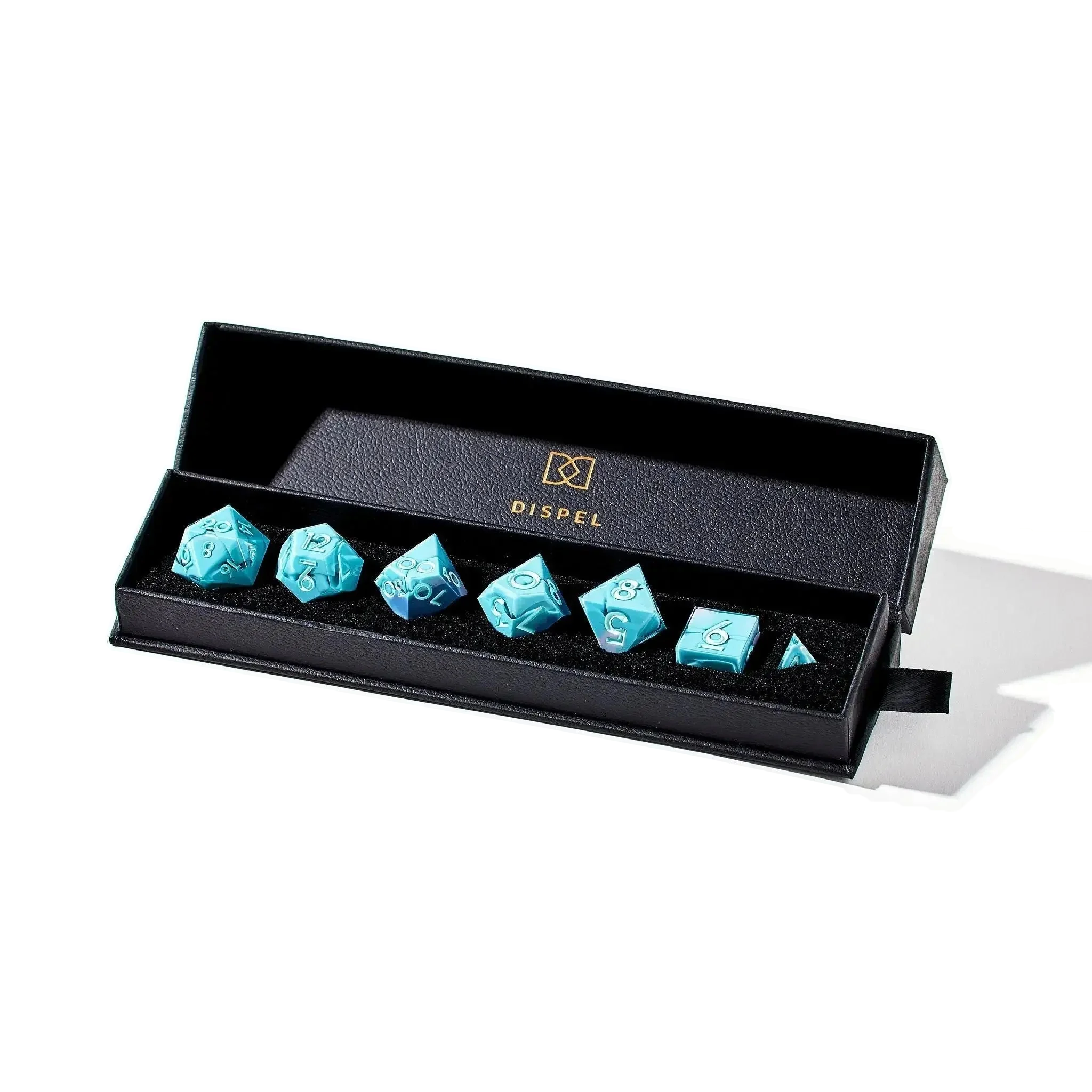 Marble Soda 7-Piece Polyhedral Dice Set - Dispel Dice - Premium DnD Dice & Accessories # #