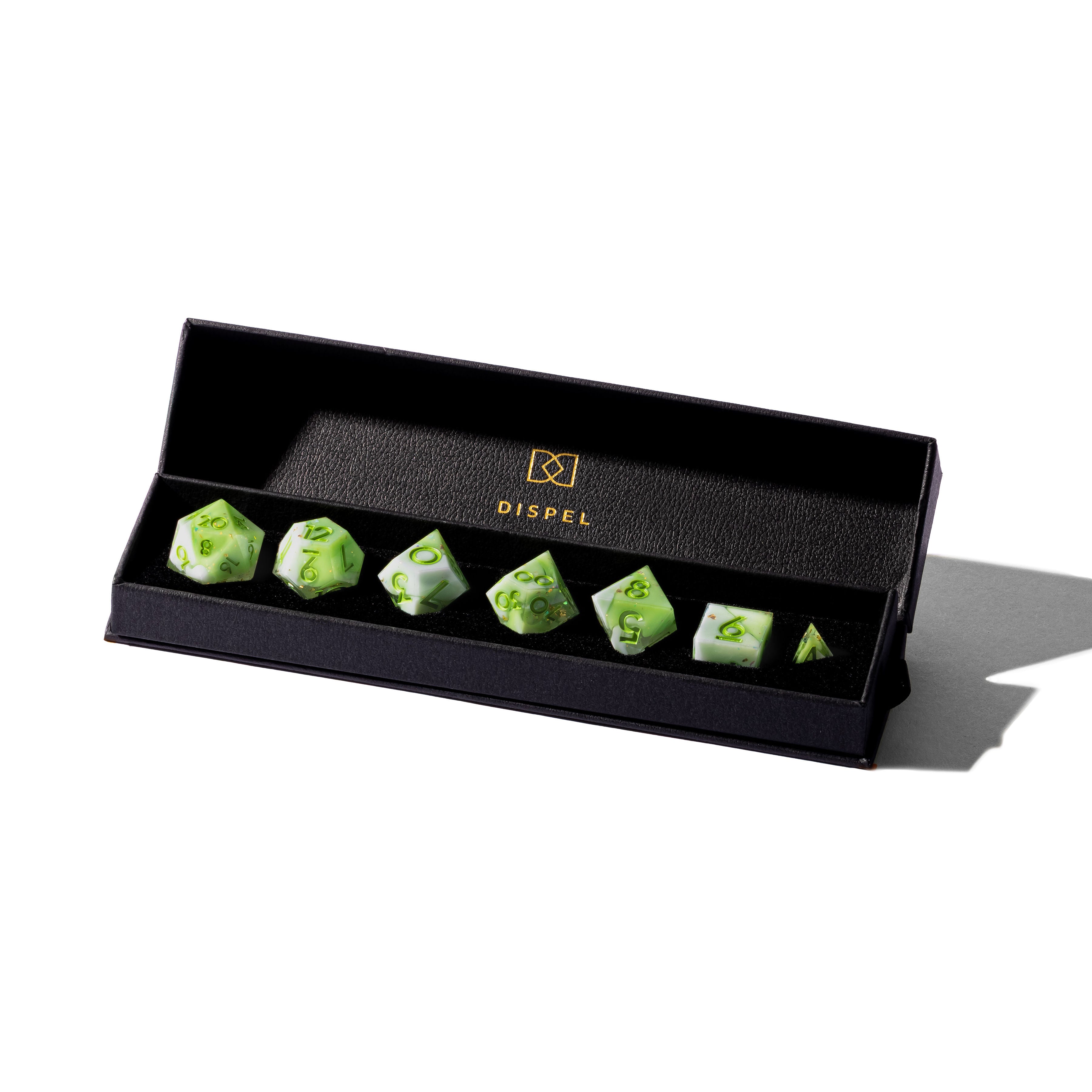Matcha 7-Piece Polyhedral Set - Dispel Dice - Premium DnD Dice & Accessories # #