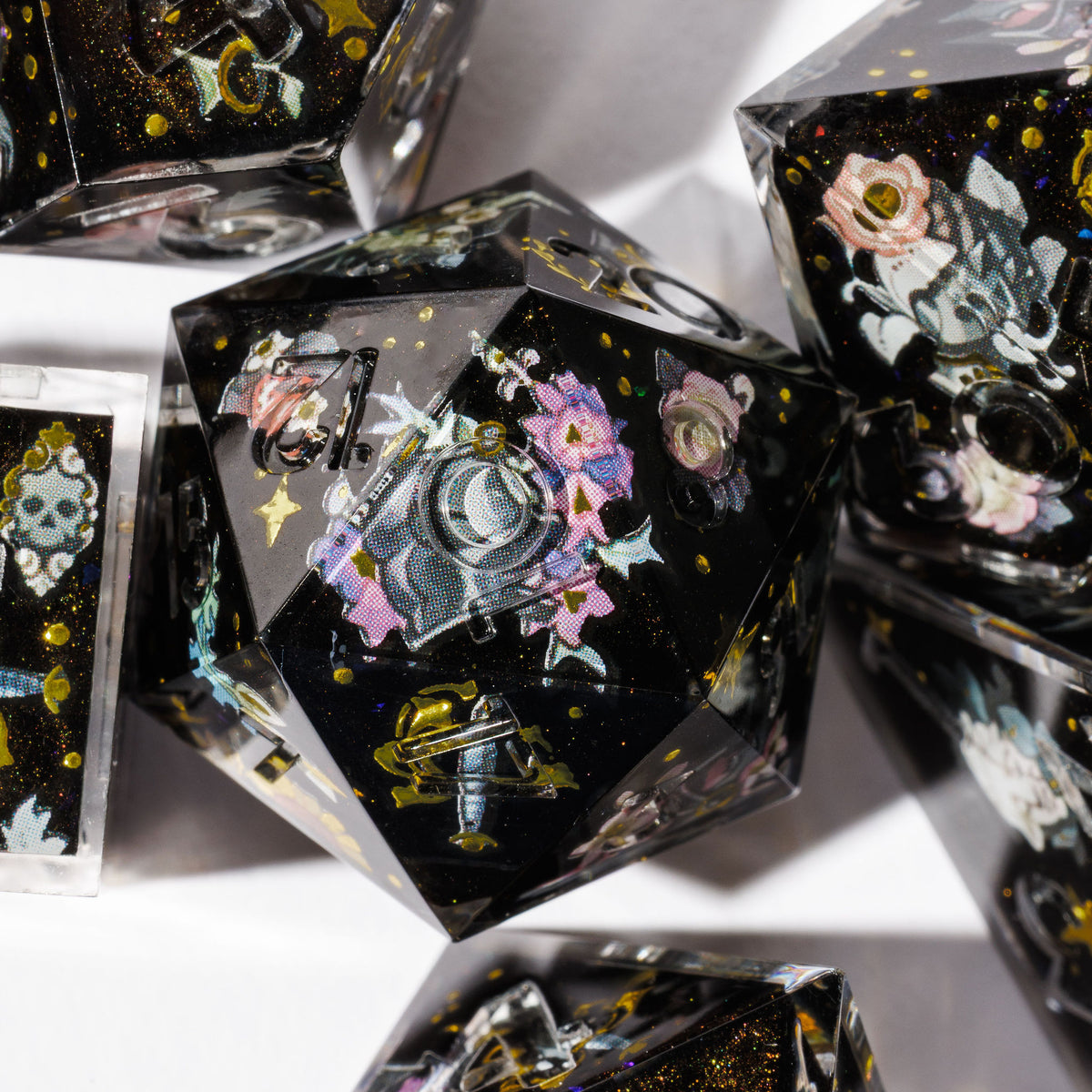 Field of Glory 7-Piece Iconic Dice Set - Dispel Dice - Premium DnD Dice & Accessories # #