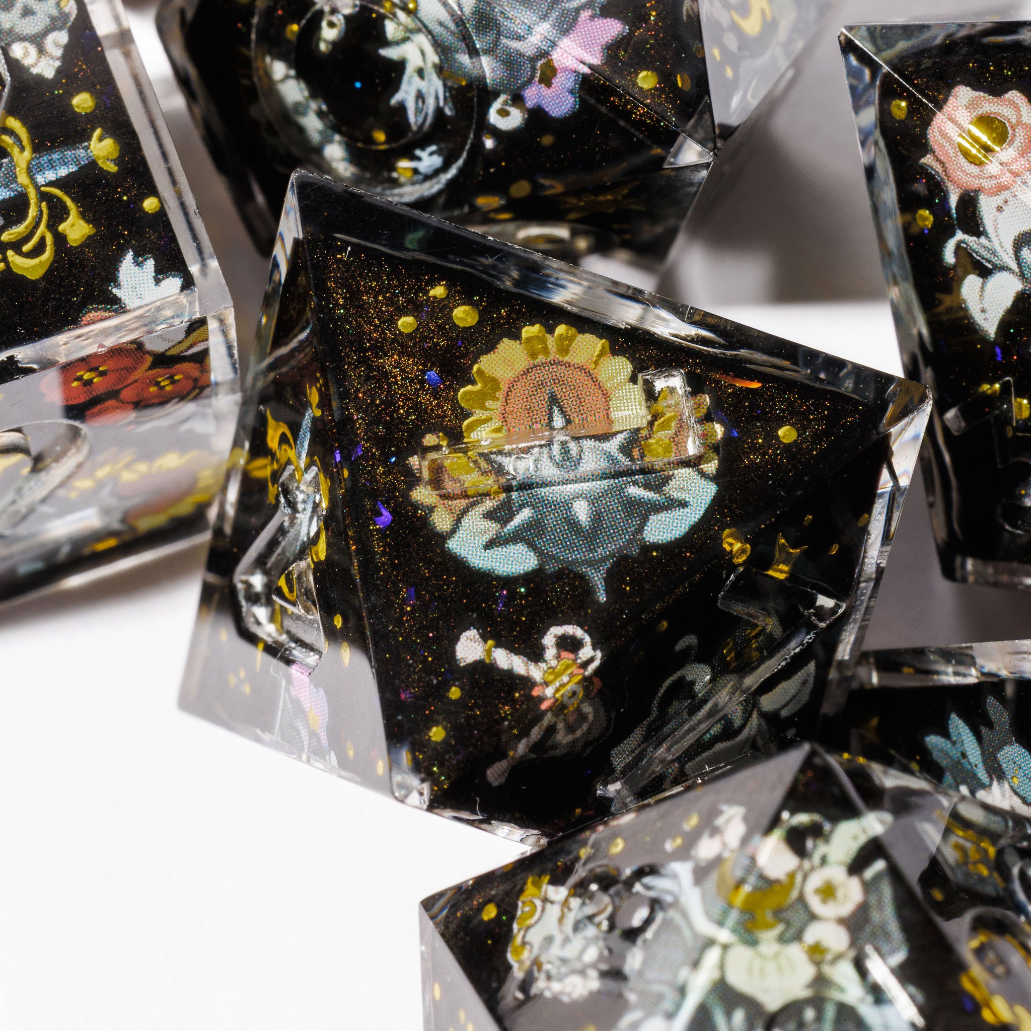 Field of Glory 7-Piece Iconic Dice Set - Dispel Dice - Premium DnD Dice & Accessories # #
