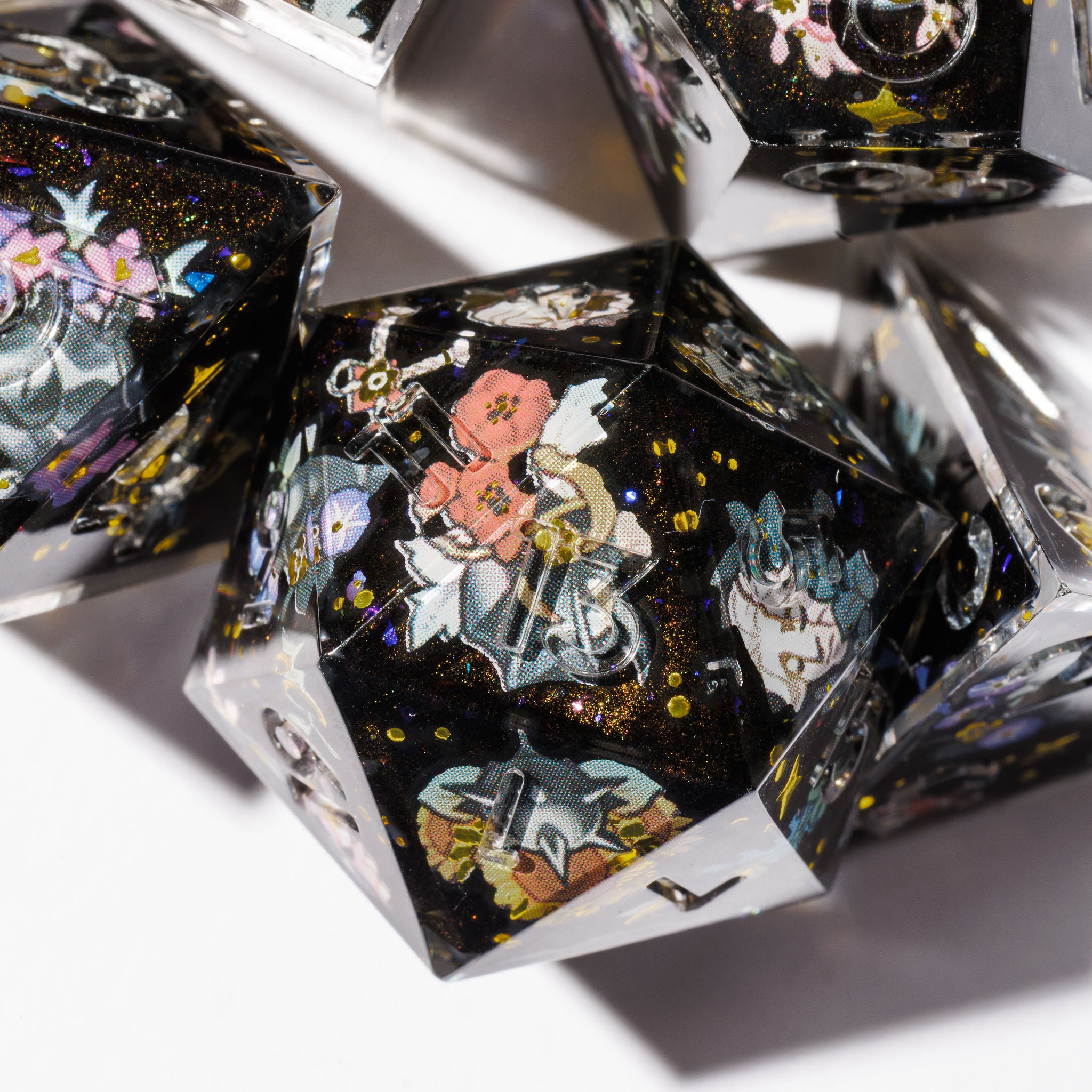 Field of Glory 7-Piece Iconic Dice Set - Dispel Dice - Premium DnD Dice & Accessories # #