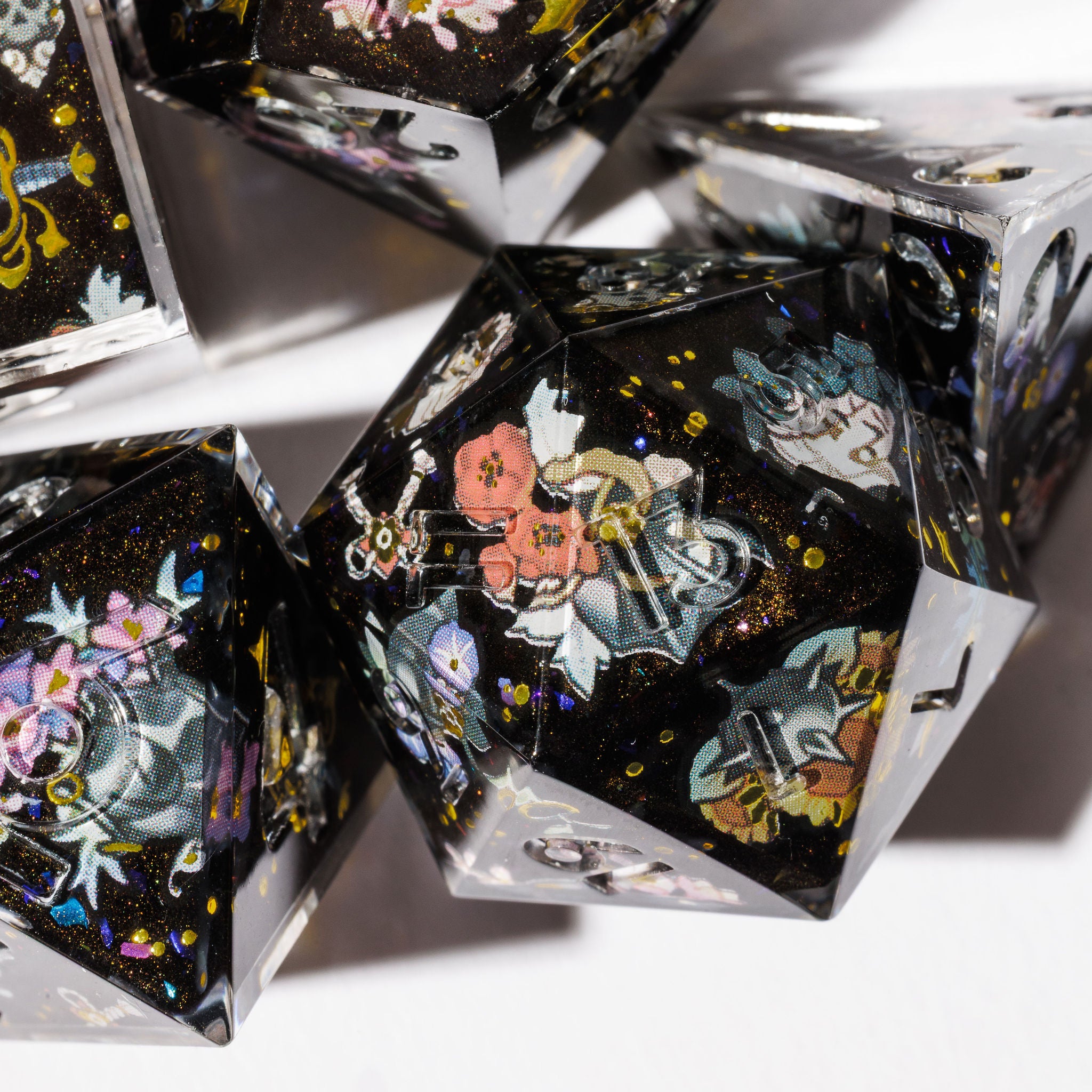 Field of Glory 7-Piece Iconic Dice Set - Dispel Dice - Premium DnD Dice & Accessories # #