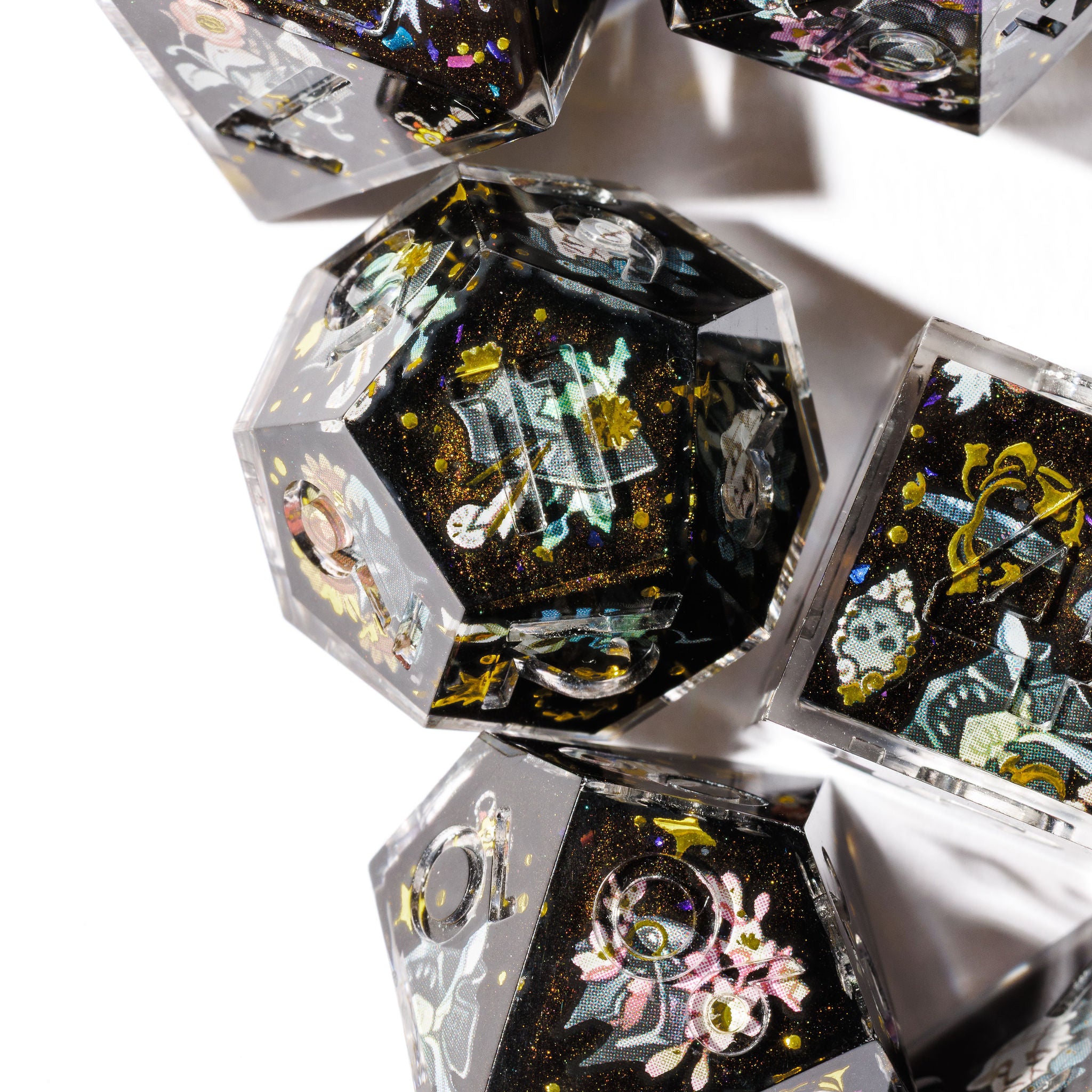 Field of Glory 7-Piece Iconic Dice Set - Dispel Dice - Premium DnD Dice & Accessories # #