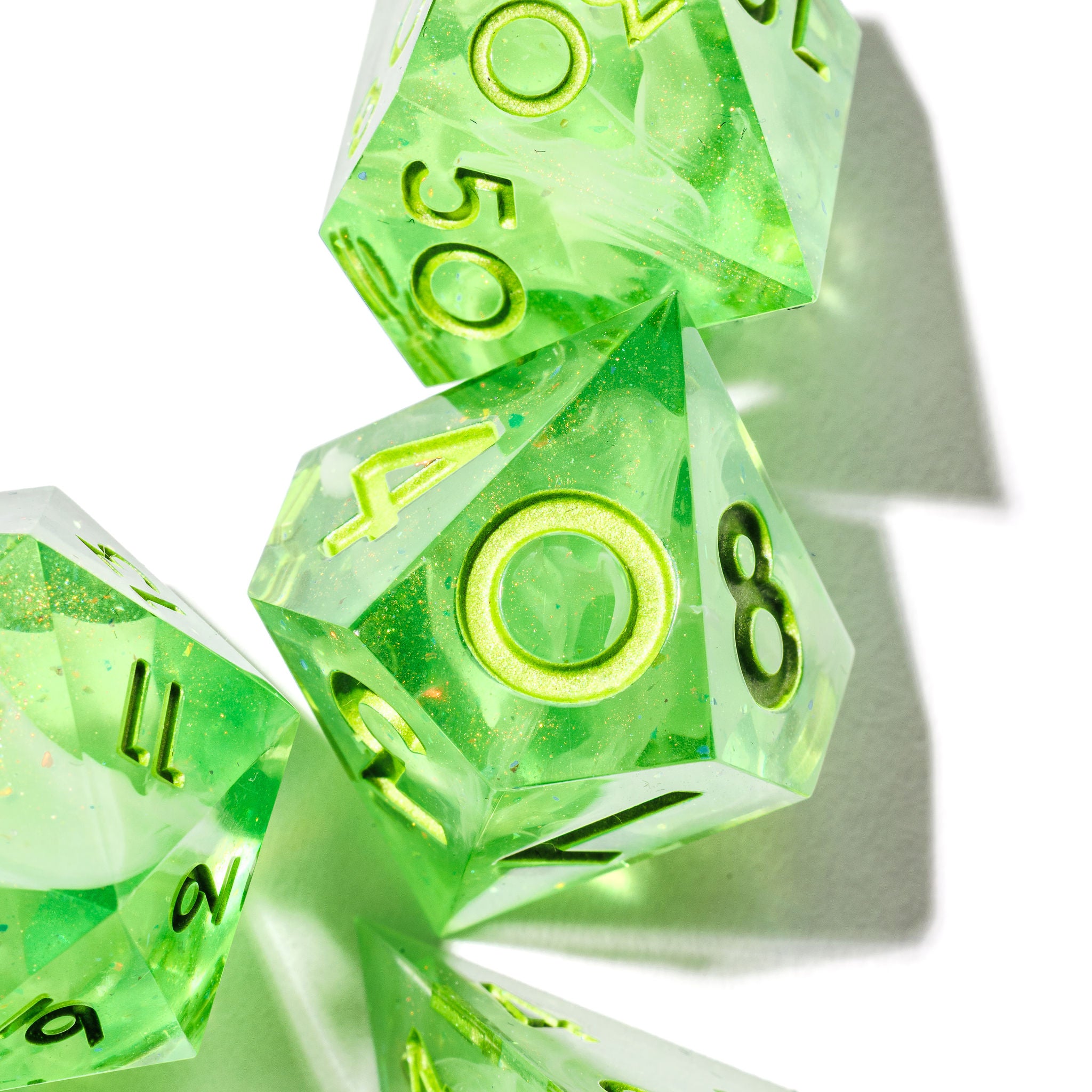Melon Soda 7-Piece Standard Dice Set - Dispel Dice - Premium DnD Dice & Accessories # #