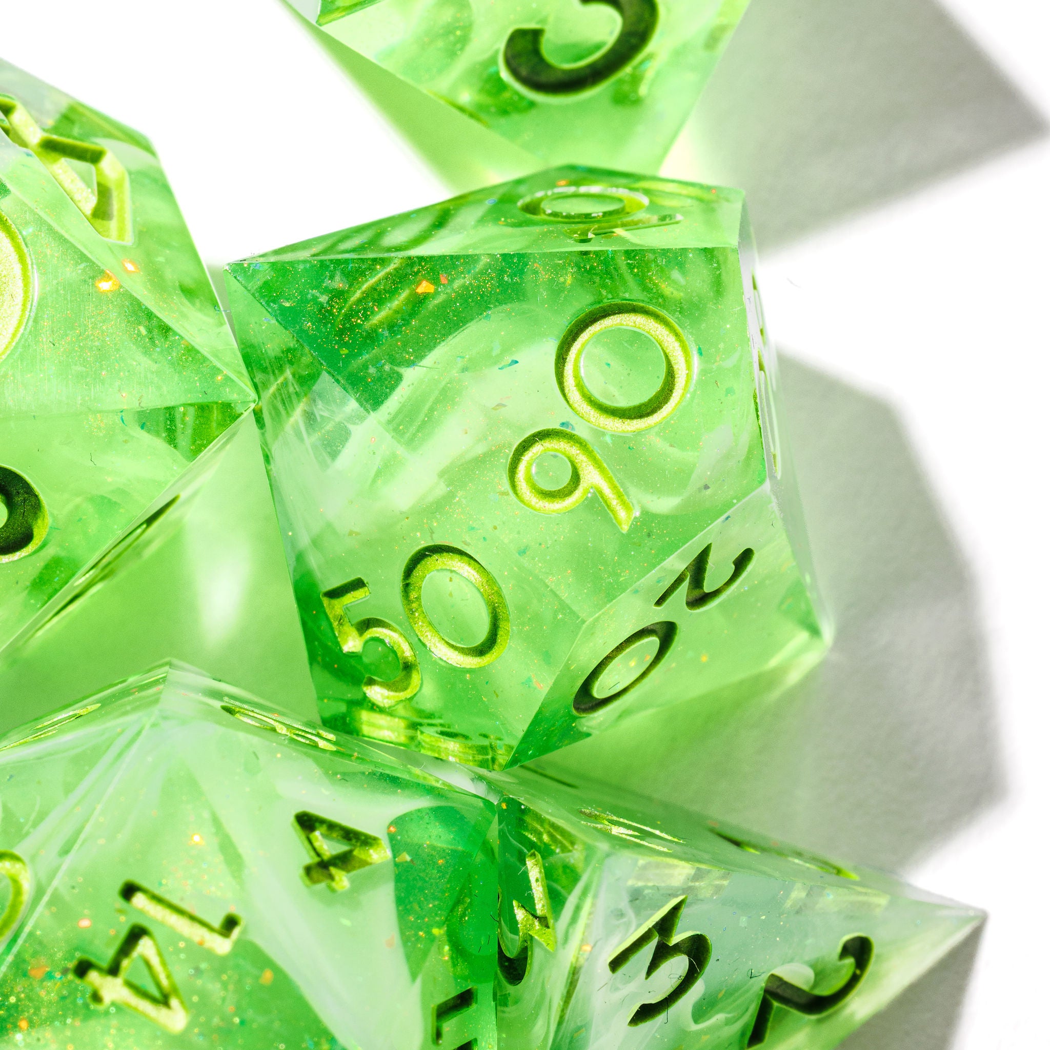 Melon Soda 7-Piece Standard Dice Set - Dispel Dice - Premium DnD Dice & Accessories # #