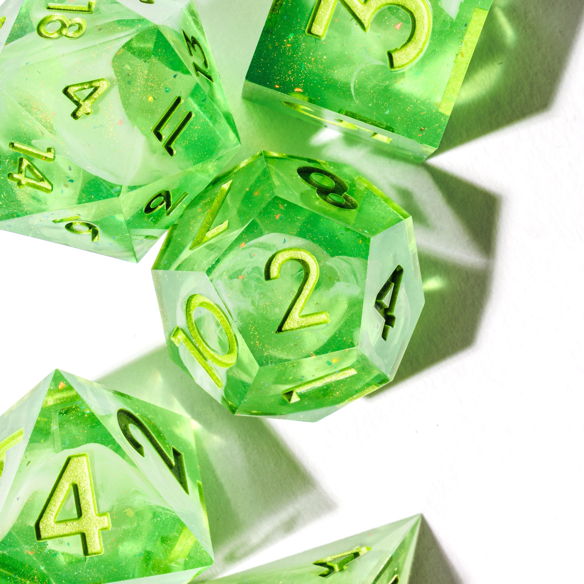 Melon Soda 7-Piece Standard Dice Set - Dispel Dice - Premium DnD Dice & Accessories # #