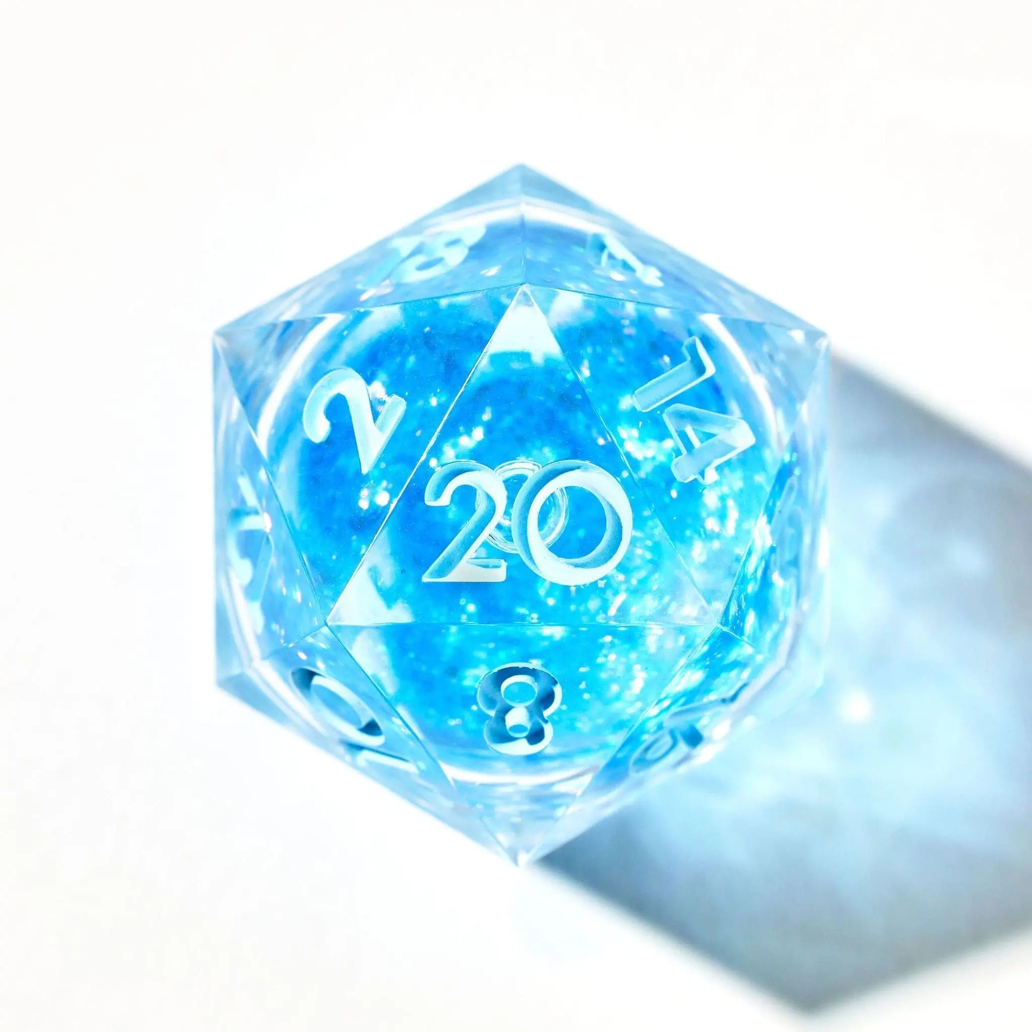 Moonwater 7-Piece Liquid Core Dice Set - Dispel Dice - Premium DnD Dice & Accessories