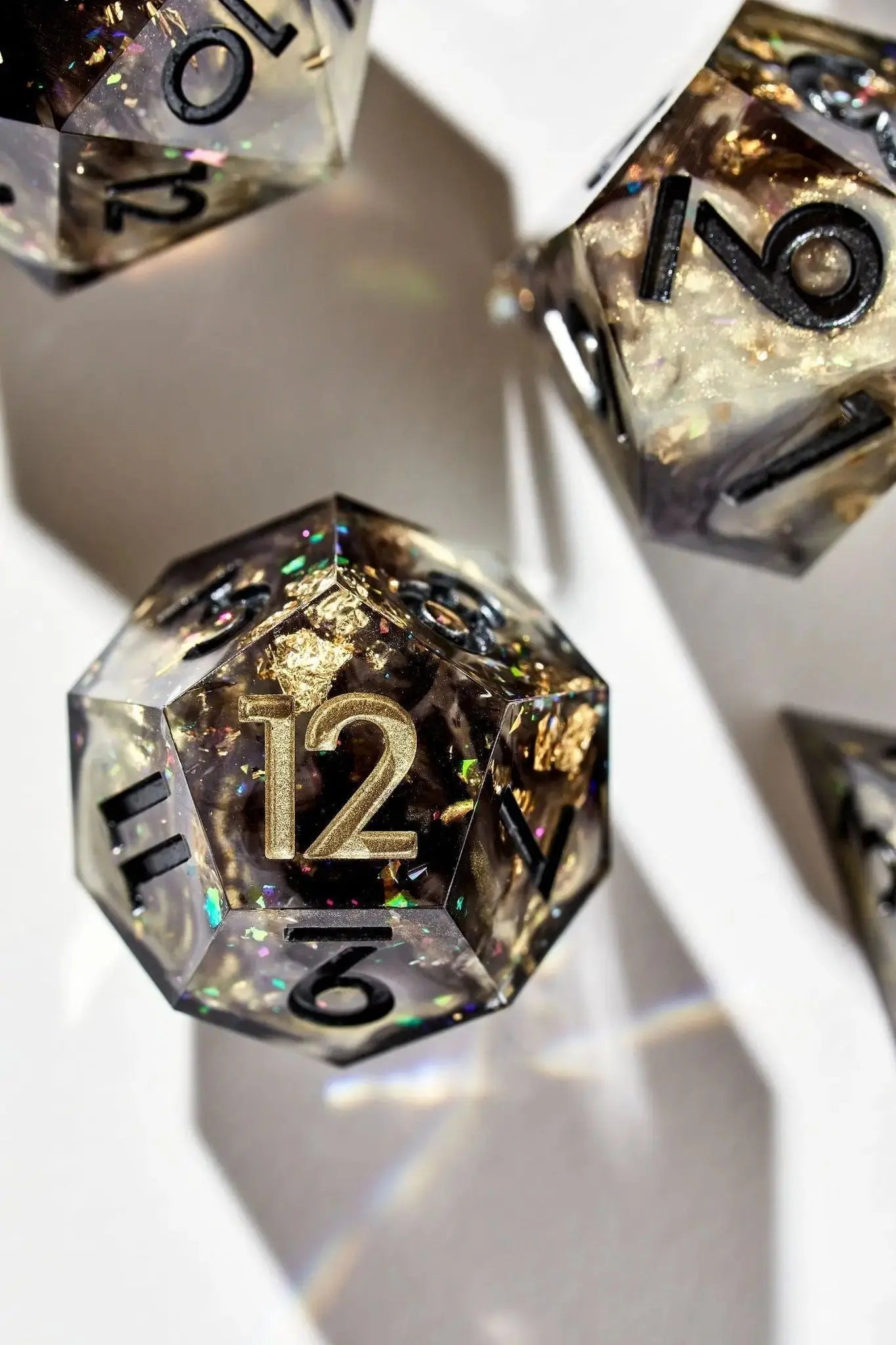 Morningstar 7-Piece Polyhedral Dice Set - Dispel Dice - Premium DnD Dice & Accessories