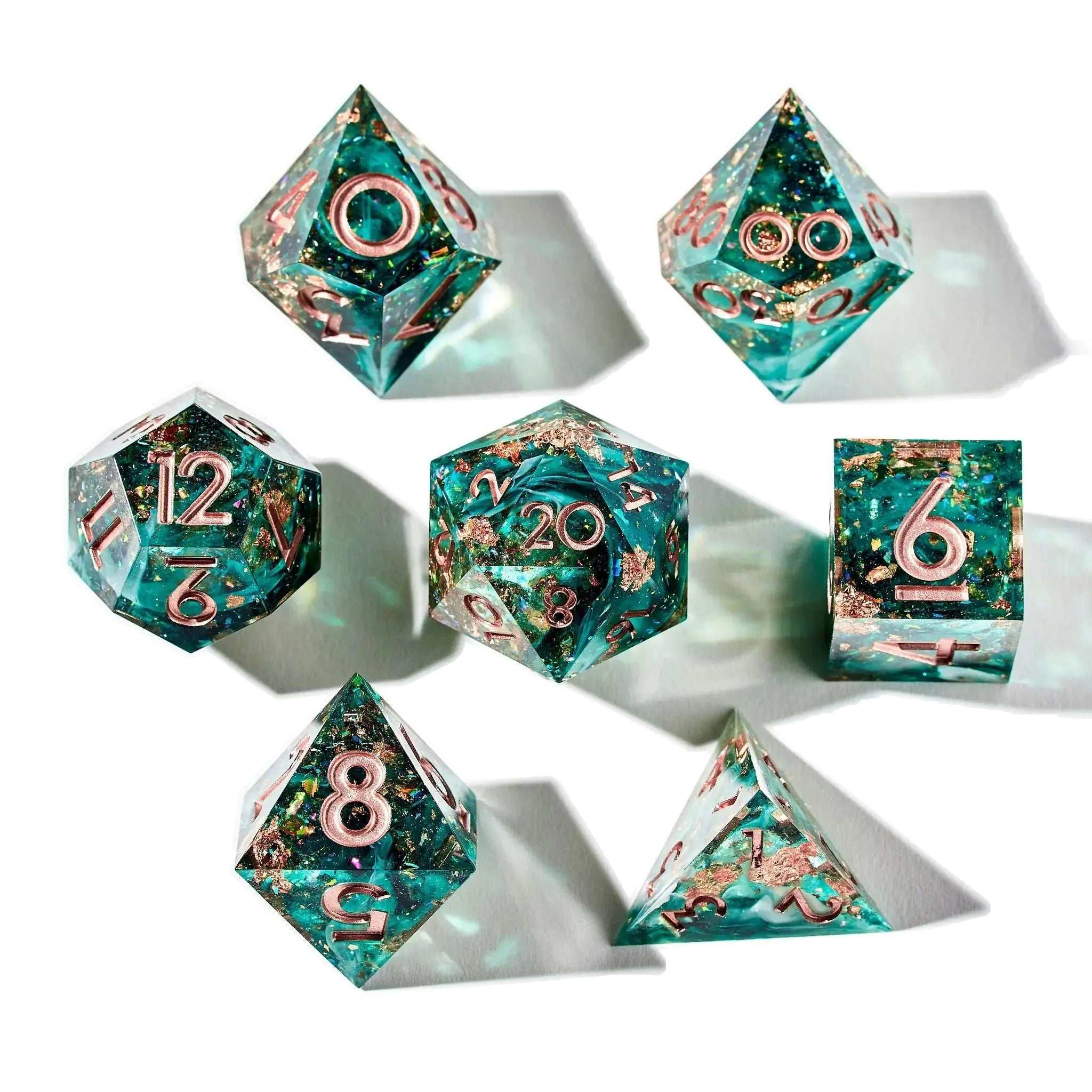 Mossy Glade 7-Piece Polyhedral Dice Set