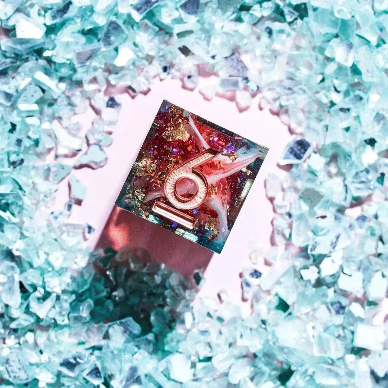 Nova Blossom 7-Piece Polyhedral Dice Set - Dispel Dice - Premium DnD Dice & Accessories