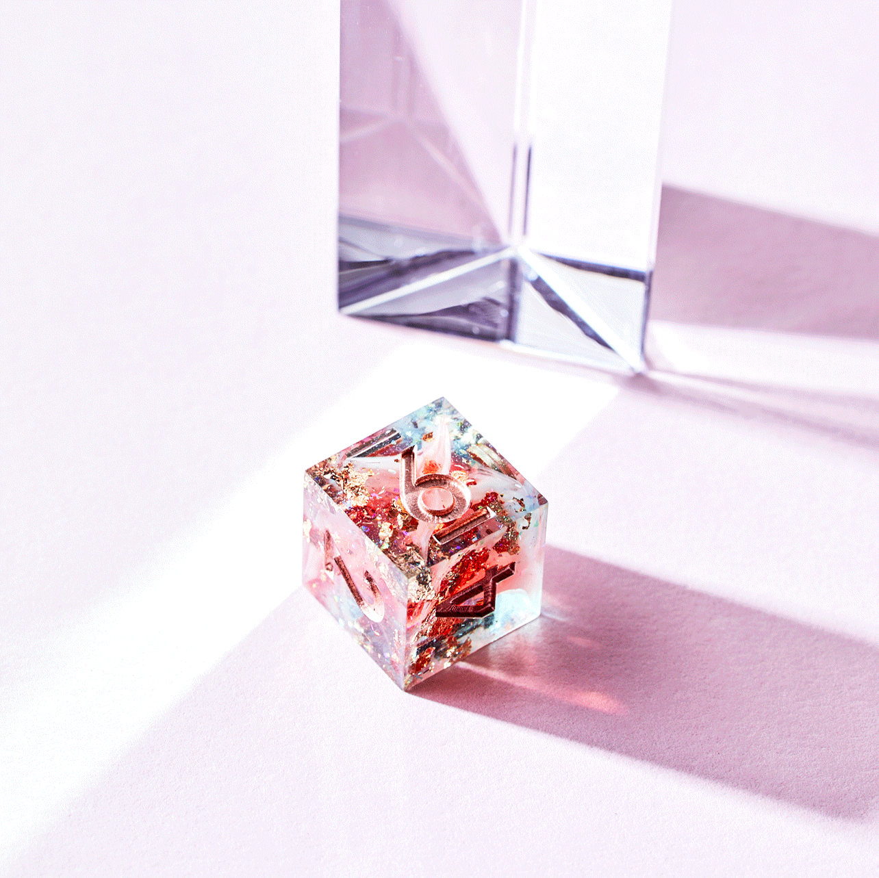 Nova Blossom 7-Piece Polyhedral Dice Set - Dispel Dice - Premium DnD Dice & Accessories