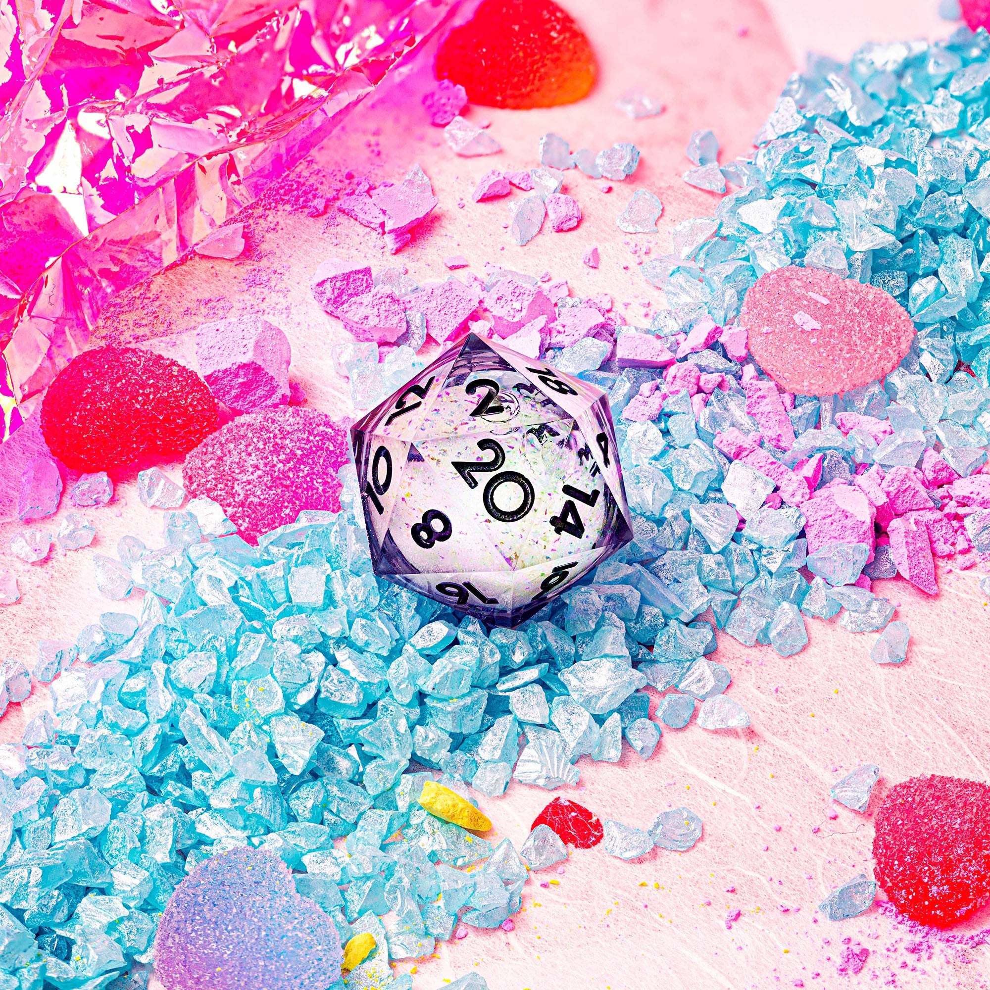 Obscura 7-Piece Liquid Core Dice Set - Dispel Dice - Premium DnD Dice & Accessories