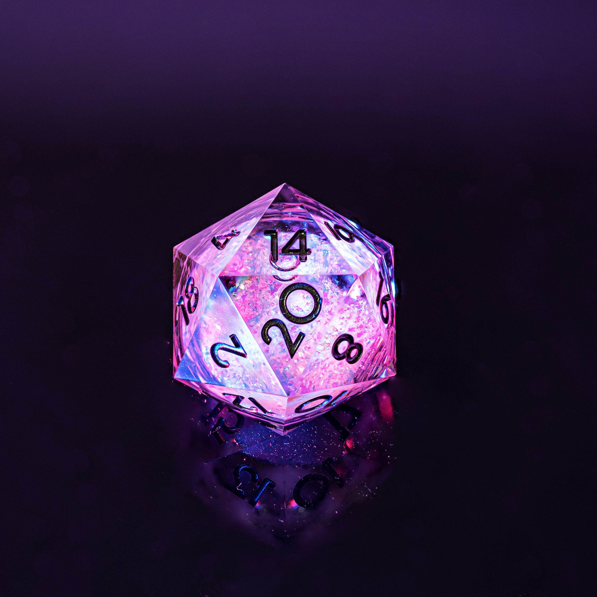 Obscura 7-Piece Liquid Core Dice Set - Dispel Dice - Premium DnD Dice & Accessories