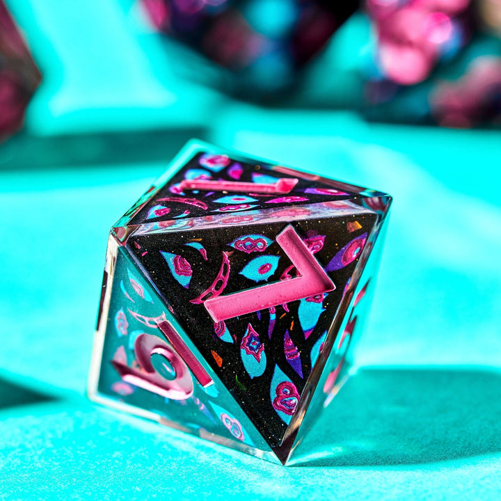 Otherworldly Entity 7-Piece Iconic Dice Set - Dispel Dice - Premium DnD Dice & Accessories